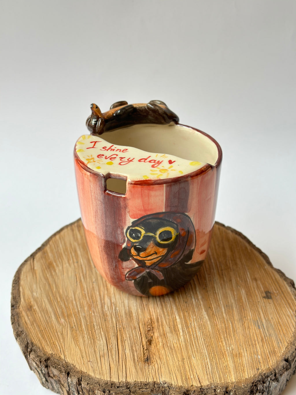 Dachshund takeaway mug