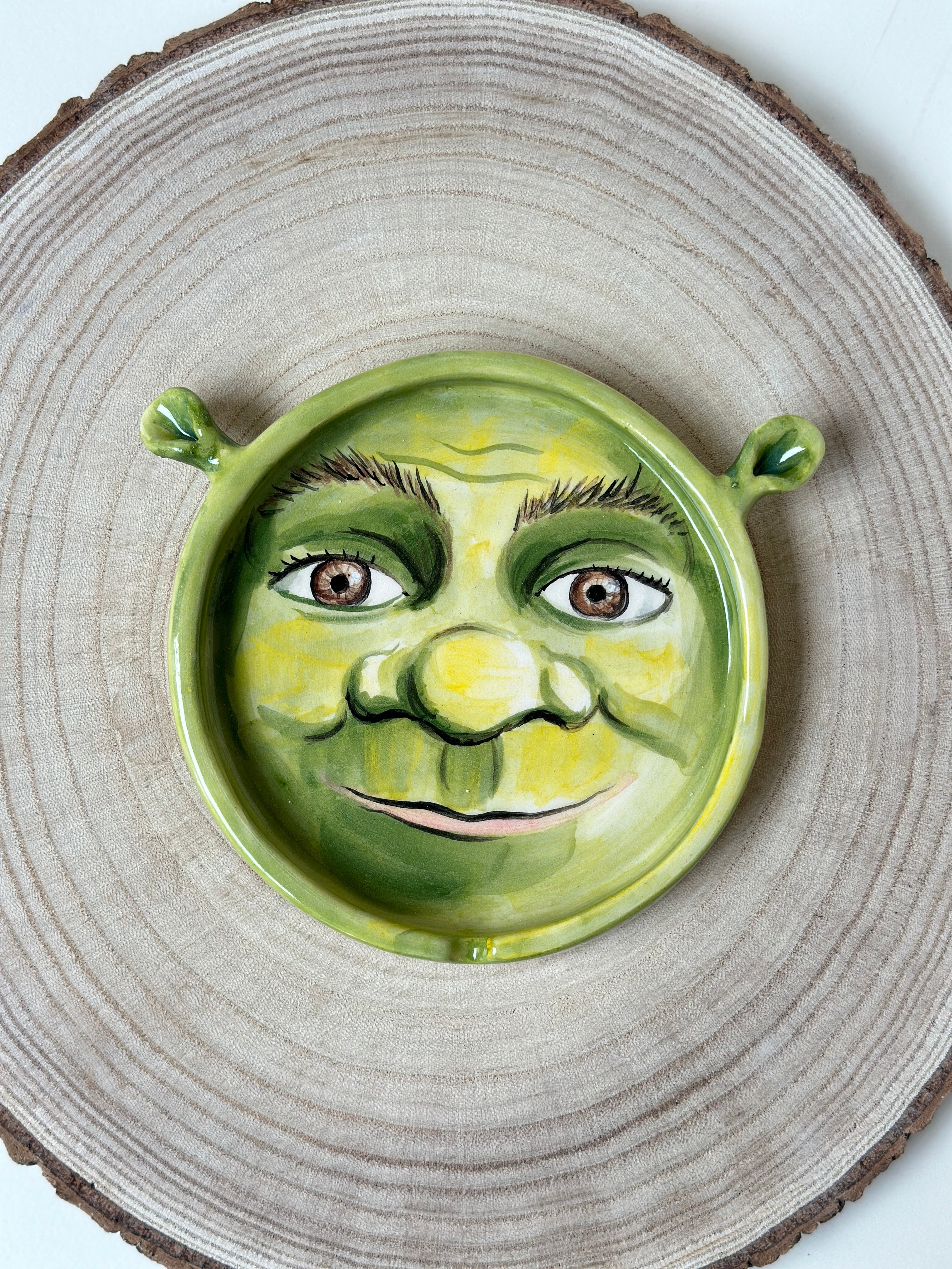 Shrek handmade ashtray