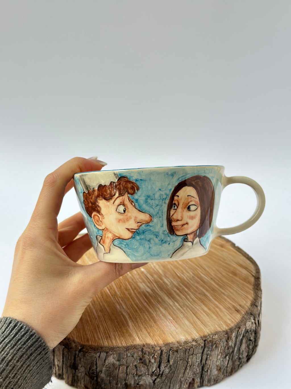 Ratatouille Linguine and Colette handmade mug