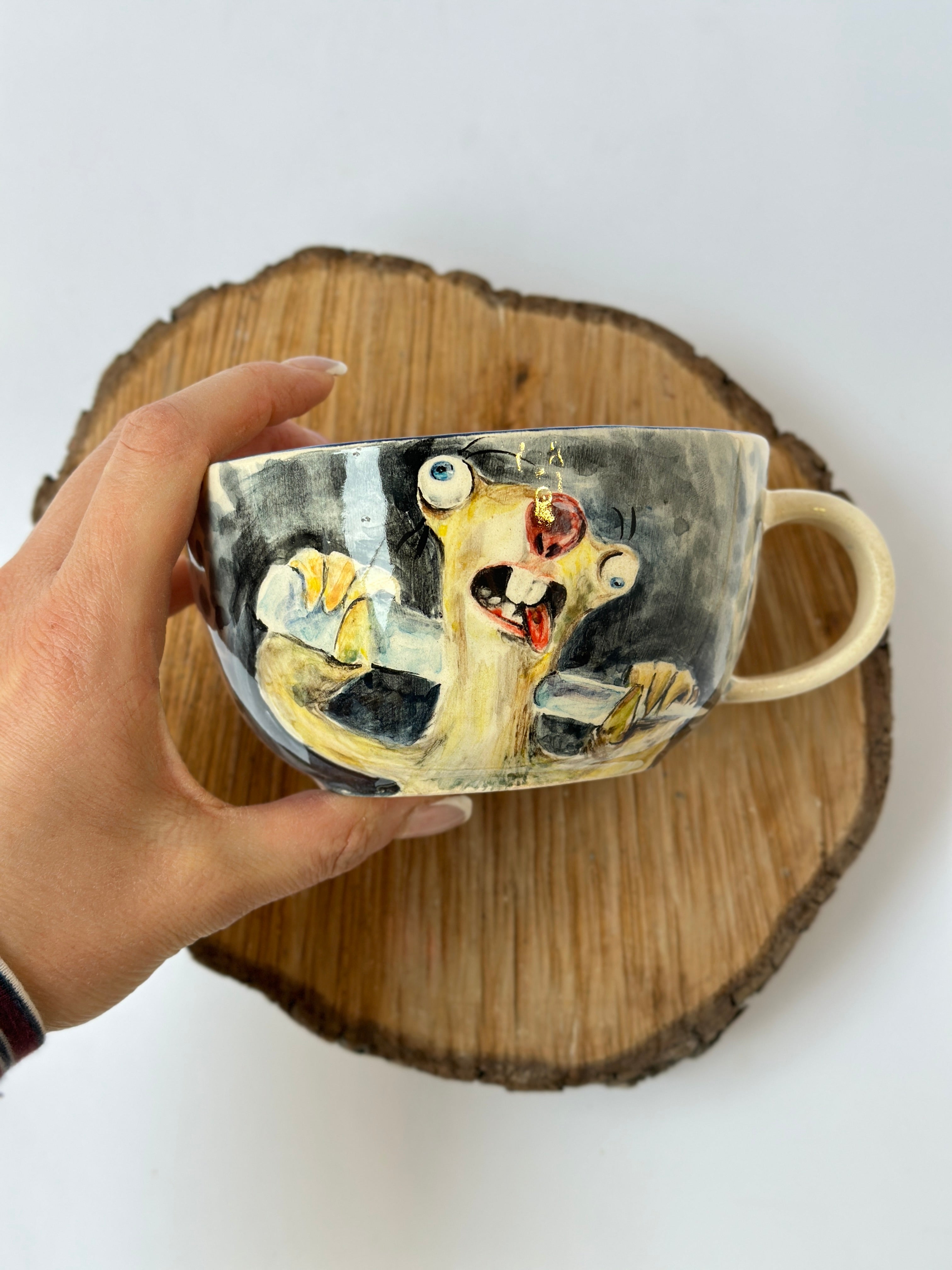 İce age Sid Handmade mug