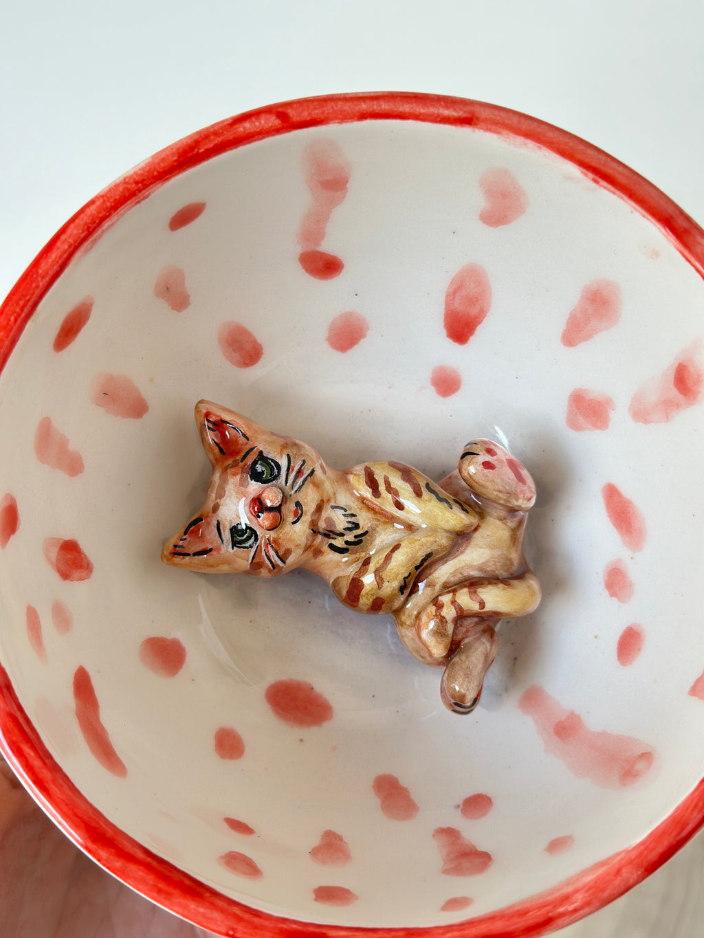 Cat handmade mug