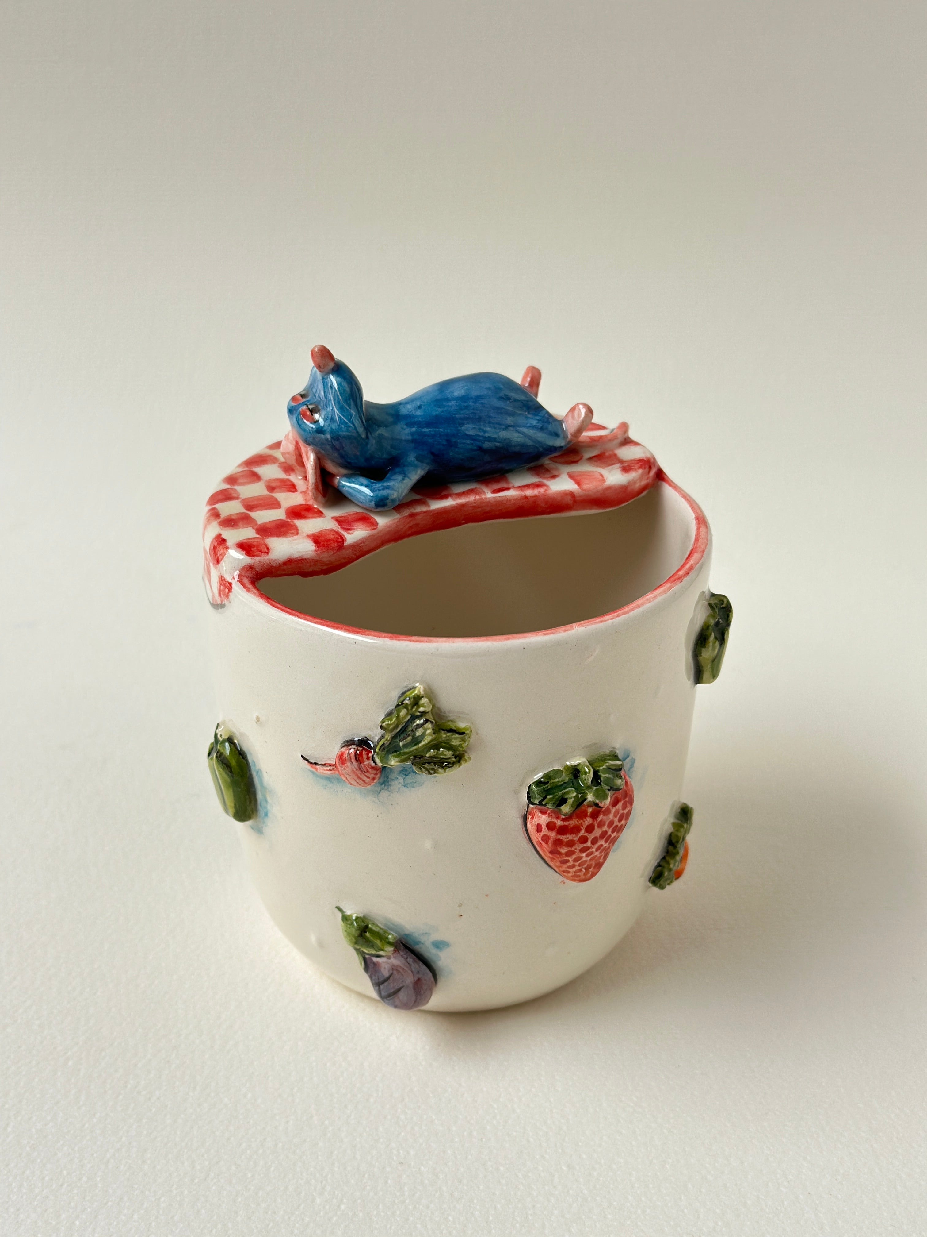 Ratatouille handmade takeaway mug