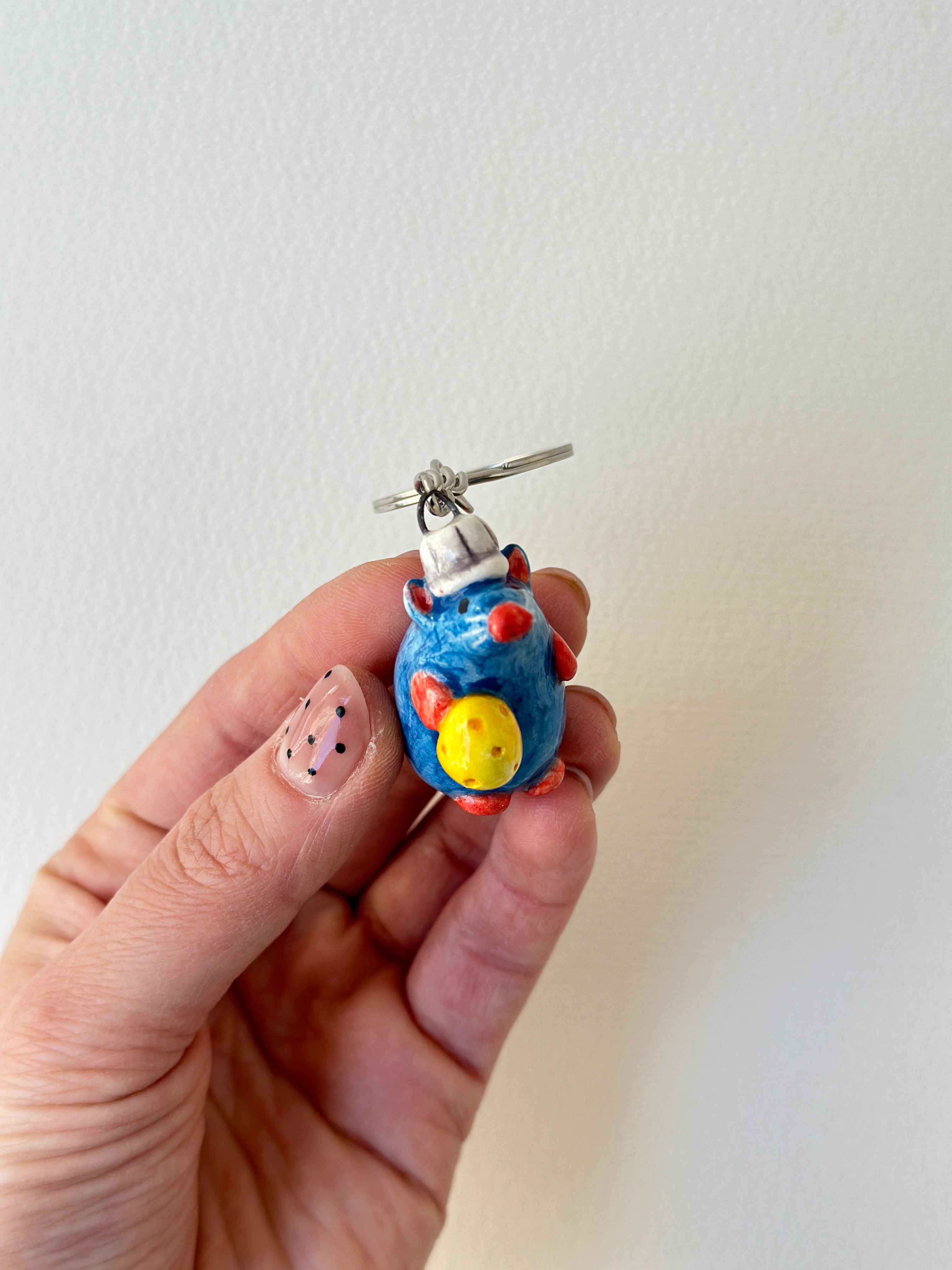 Ratatouille Remy handmade keychain ( only one piece)