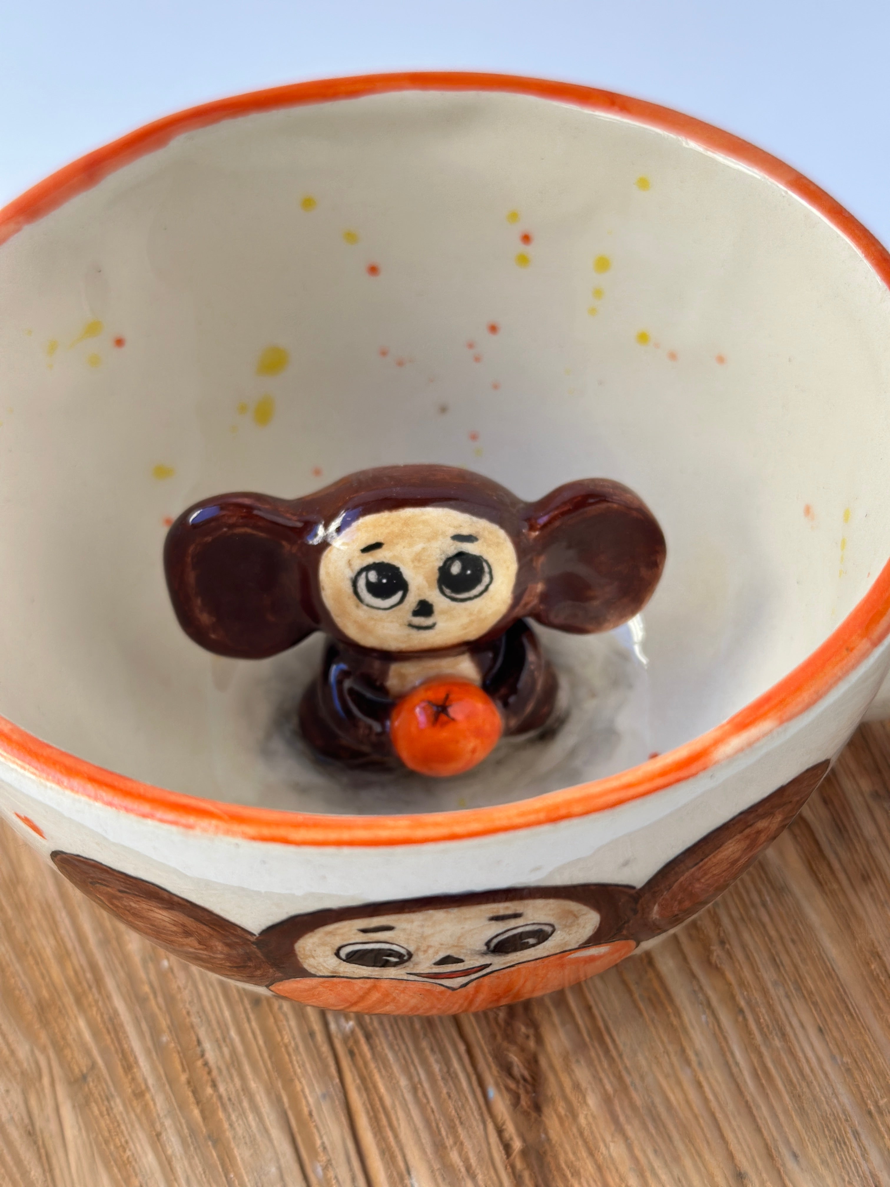 Cheburashka handmade mug
