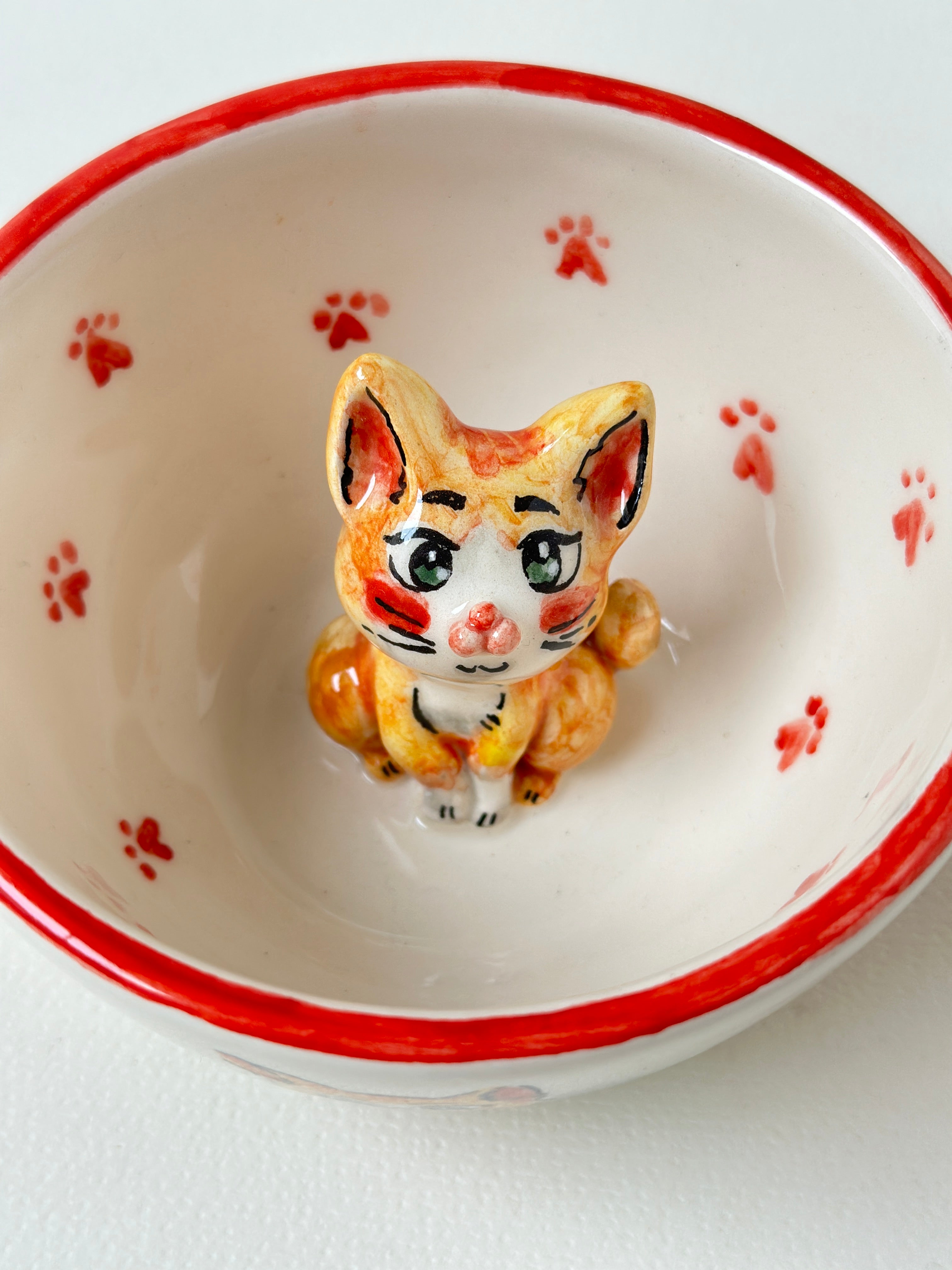 Cat handmade mug