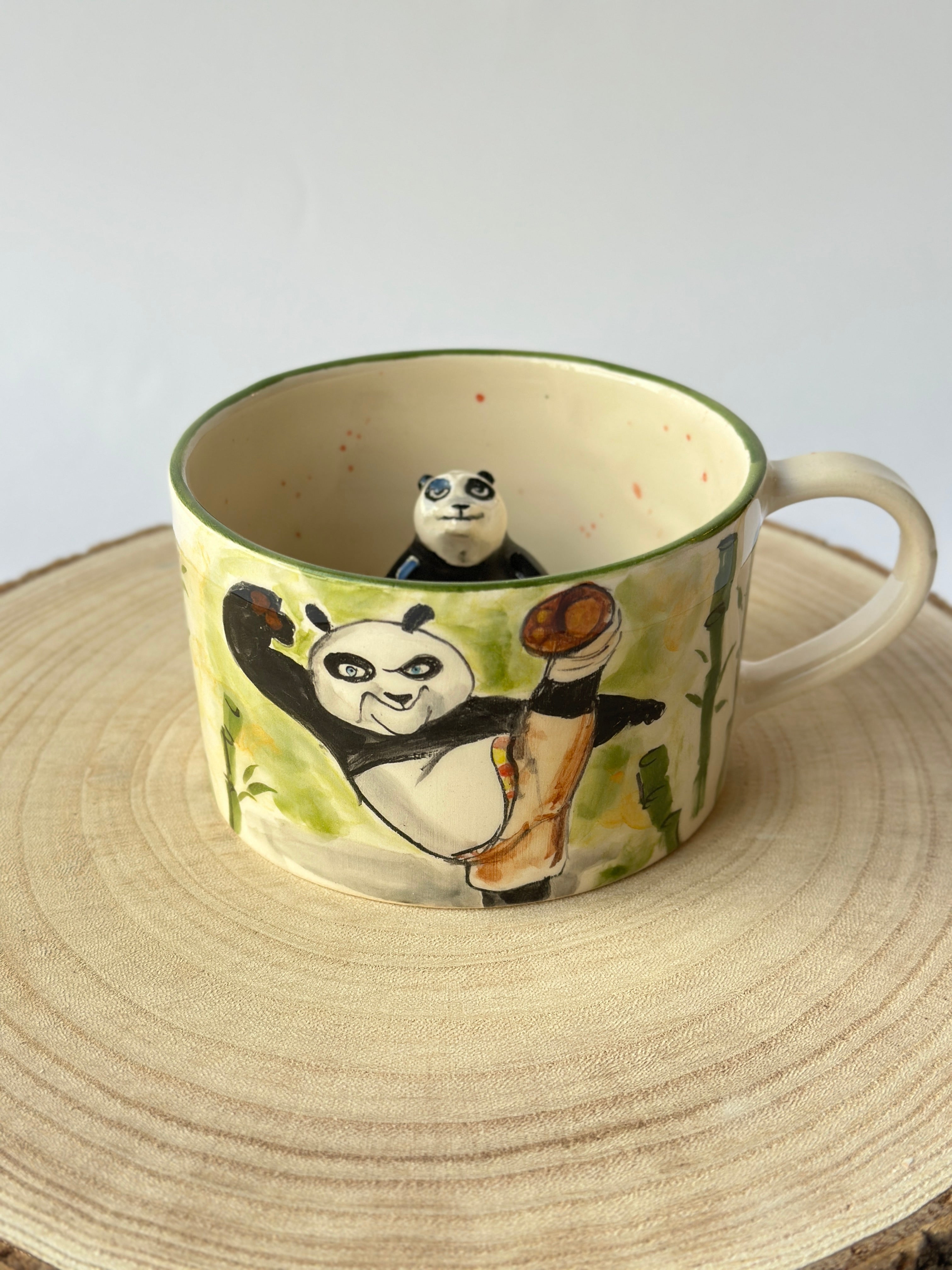 Kung fu Panda handmade mug