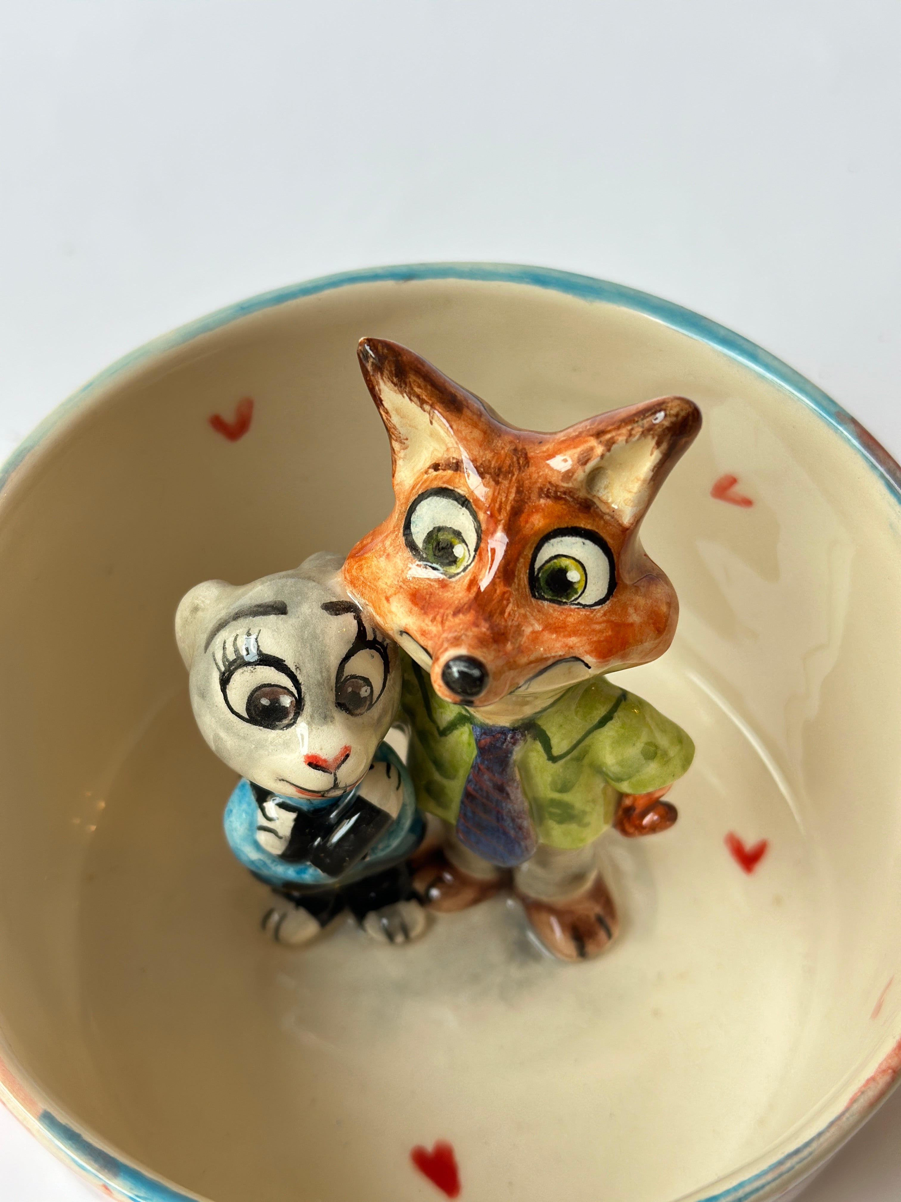 Zootopia Nick and Judy handmade mug