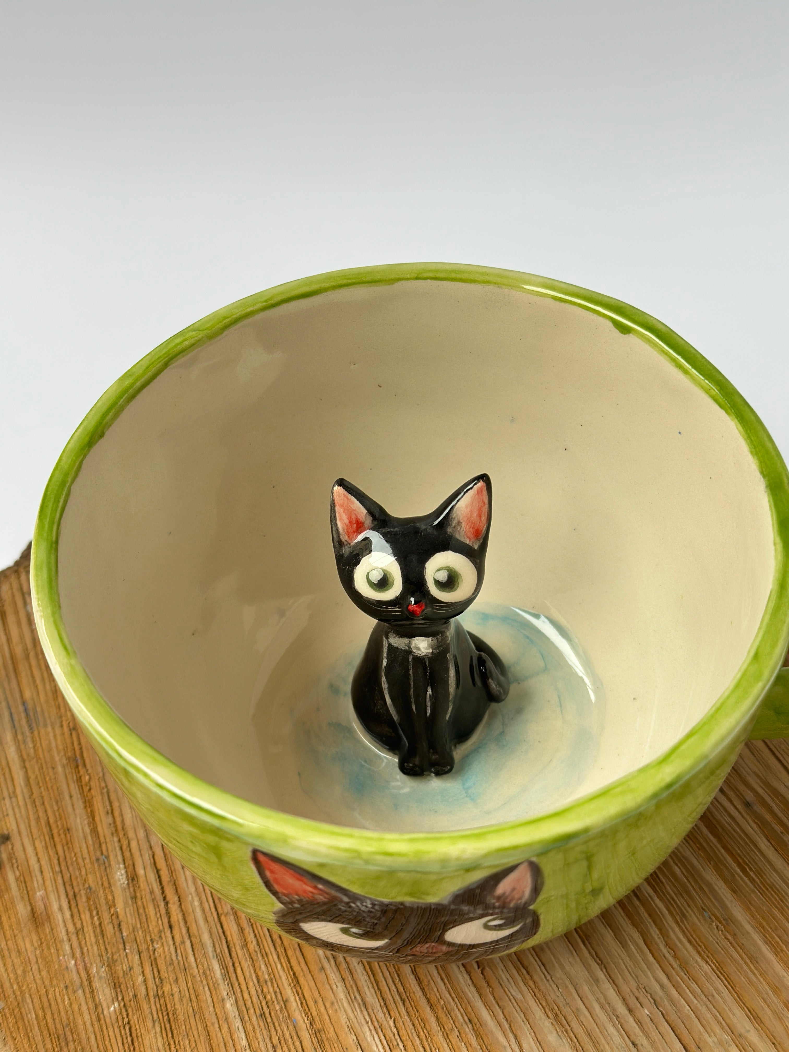 Handmade mug Cat