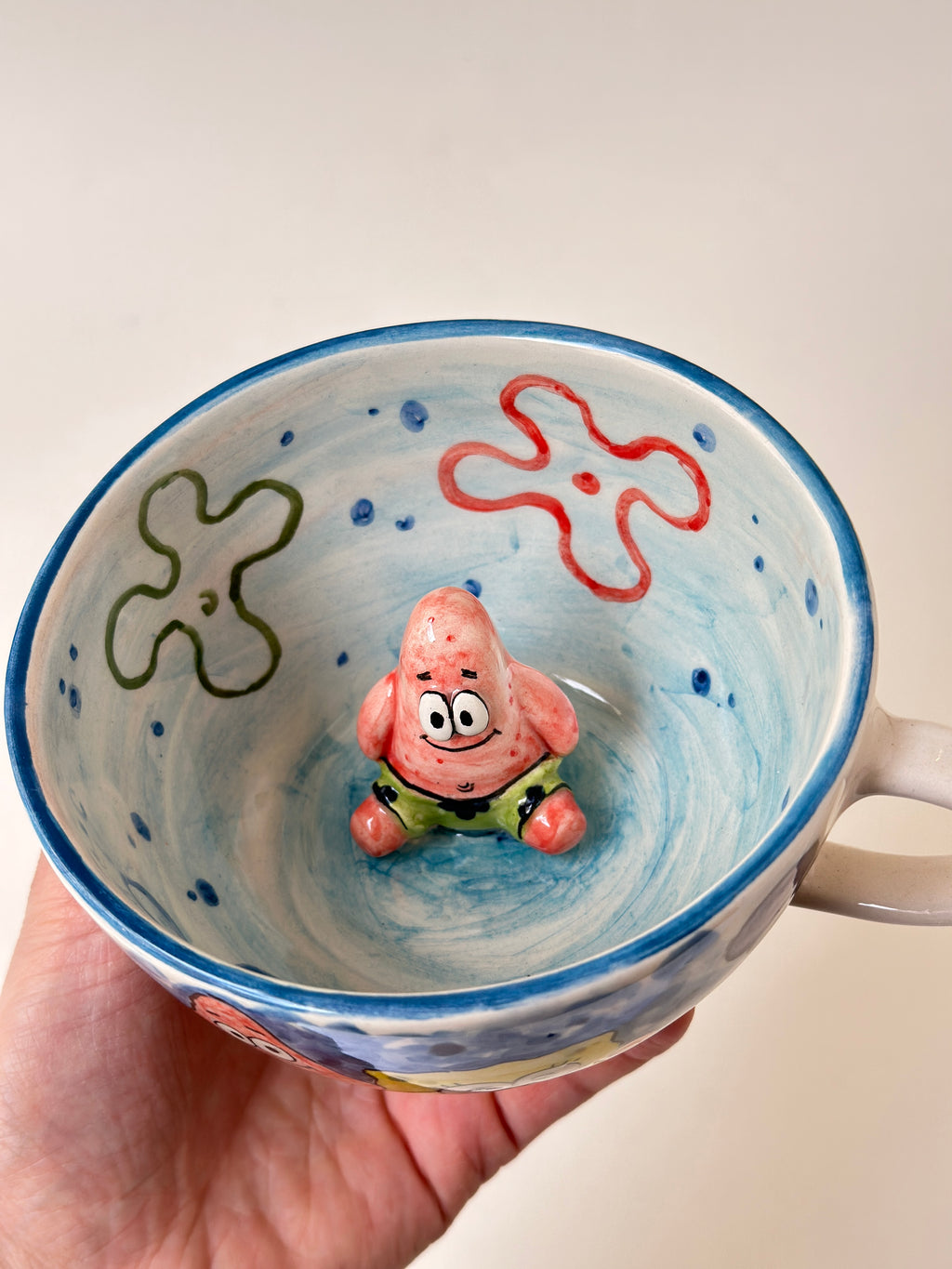 SpongeBob Patric handmade mug