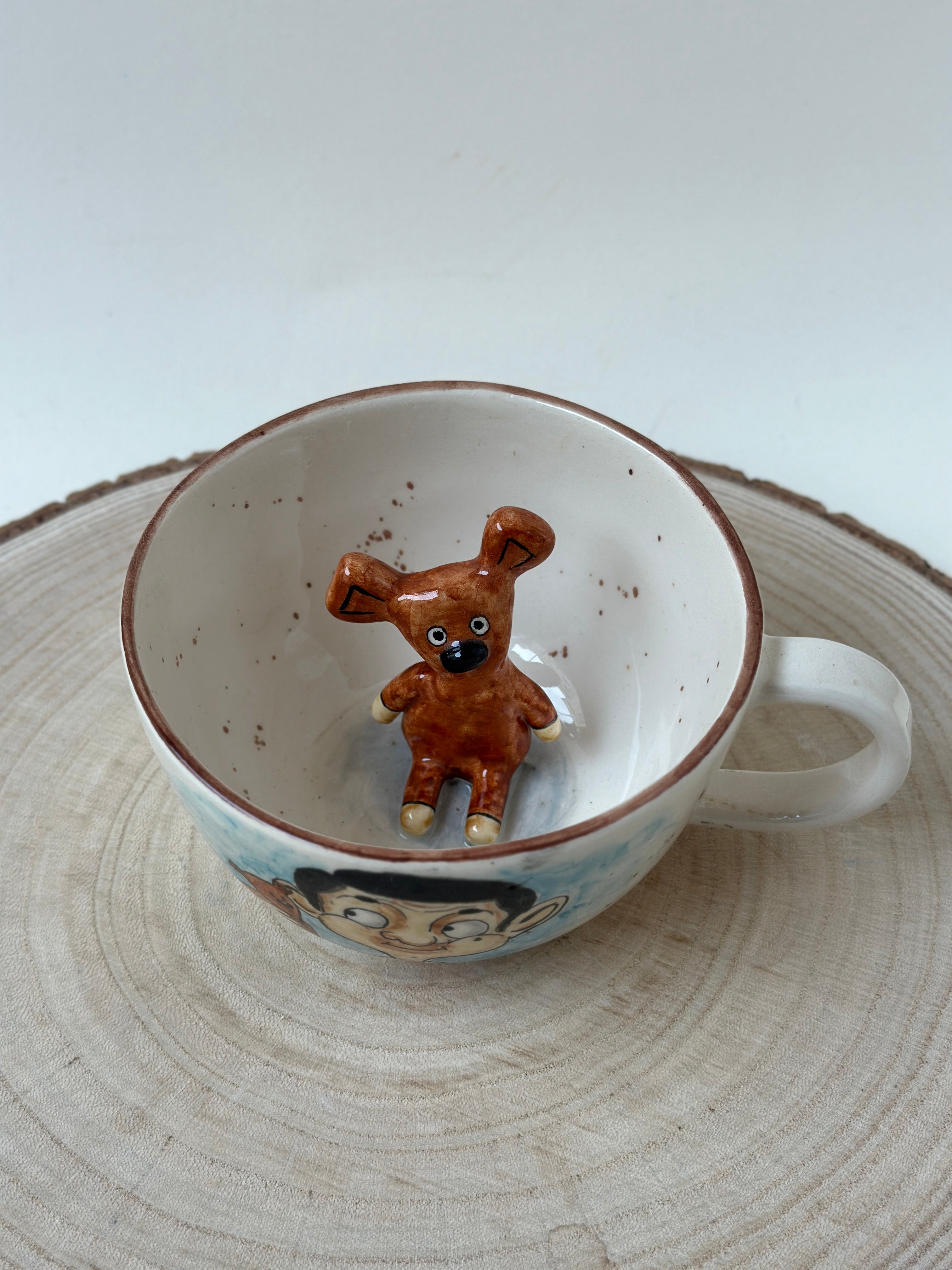 Mr.Bean handmade mug