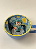 Vincent wan Gogh handmade mug