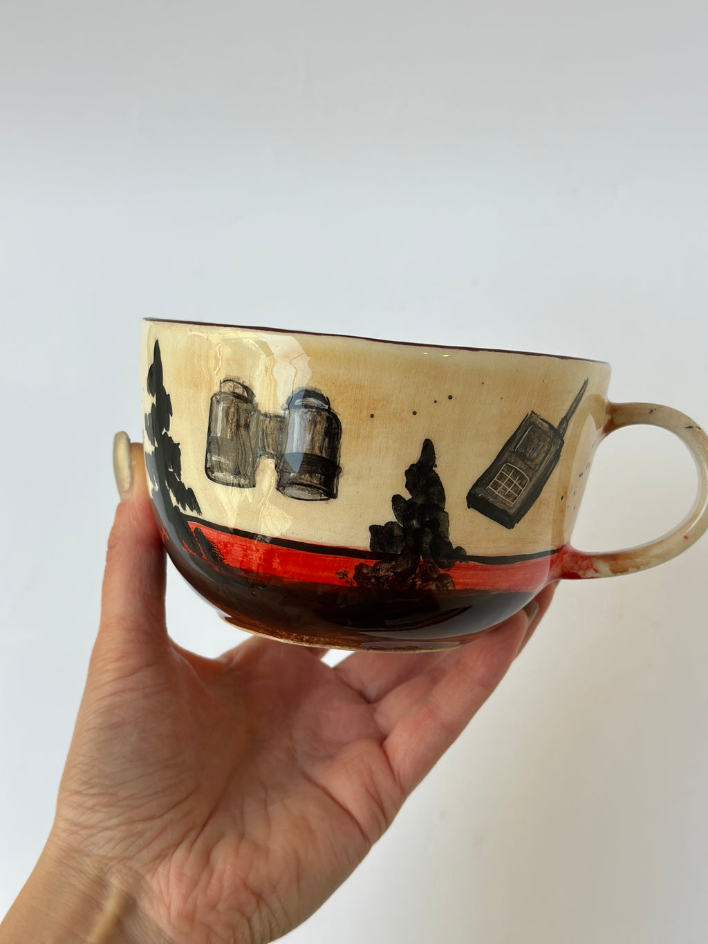 Stranger things Lucas handmade mug