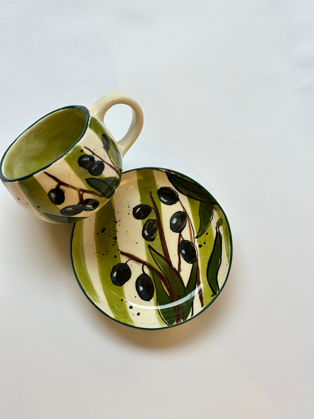 Olive Handmade coffee cup