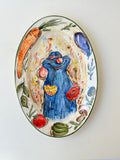 Little chef handmade big plate (28x18)
