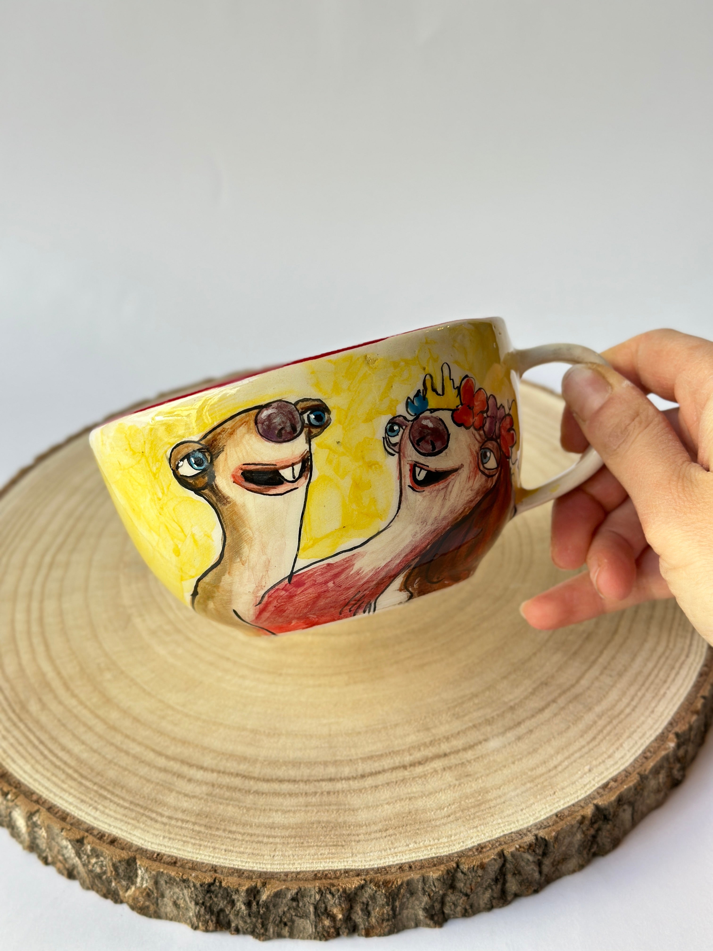 İca Age Brooke handmade mug