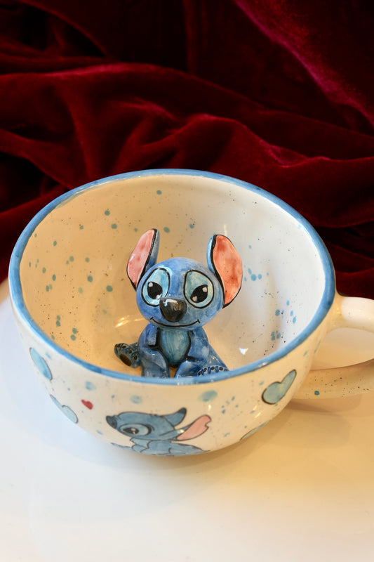 Stitch handmade mug