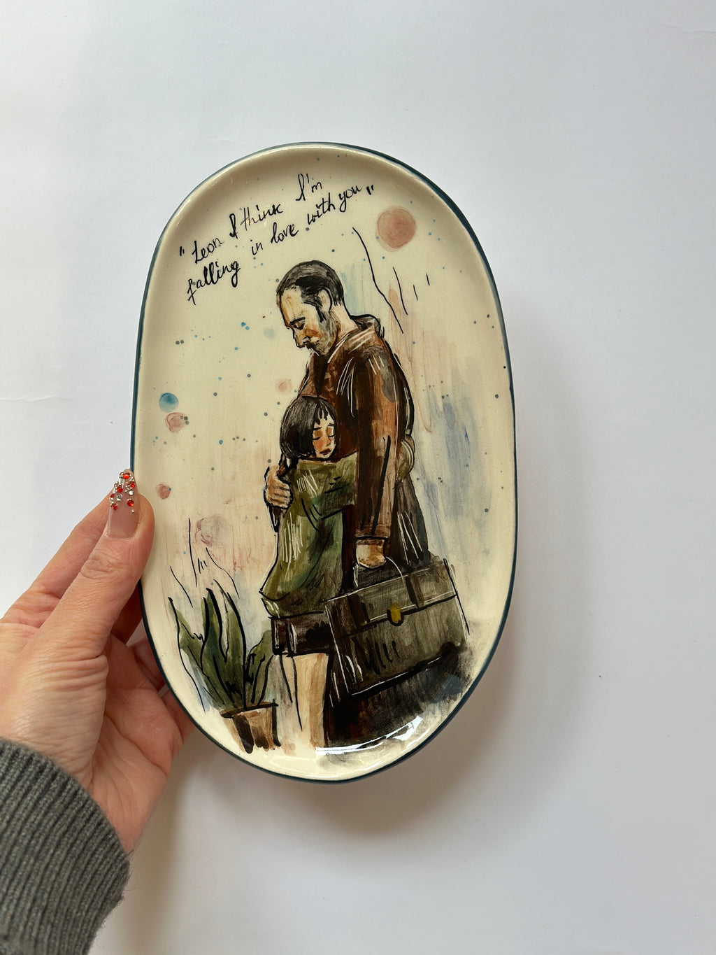 Leon handmade plate