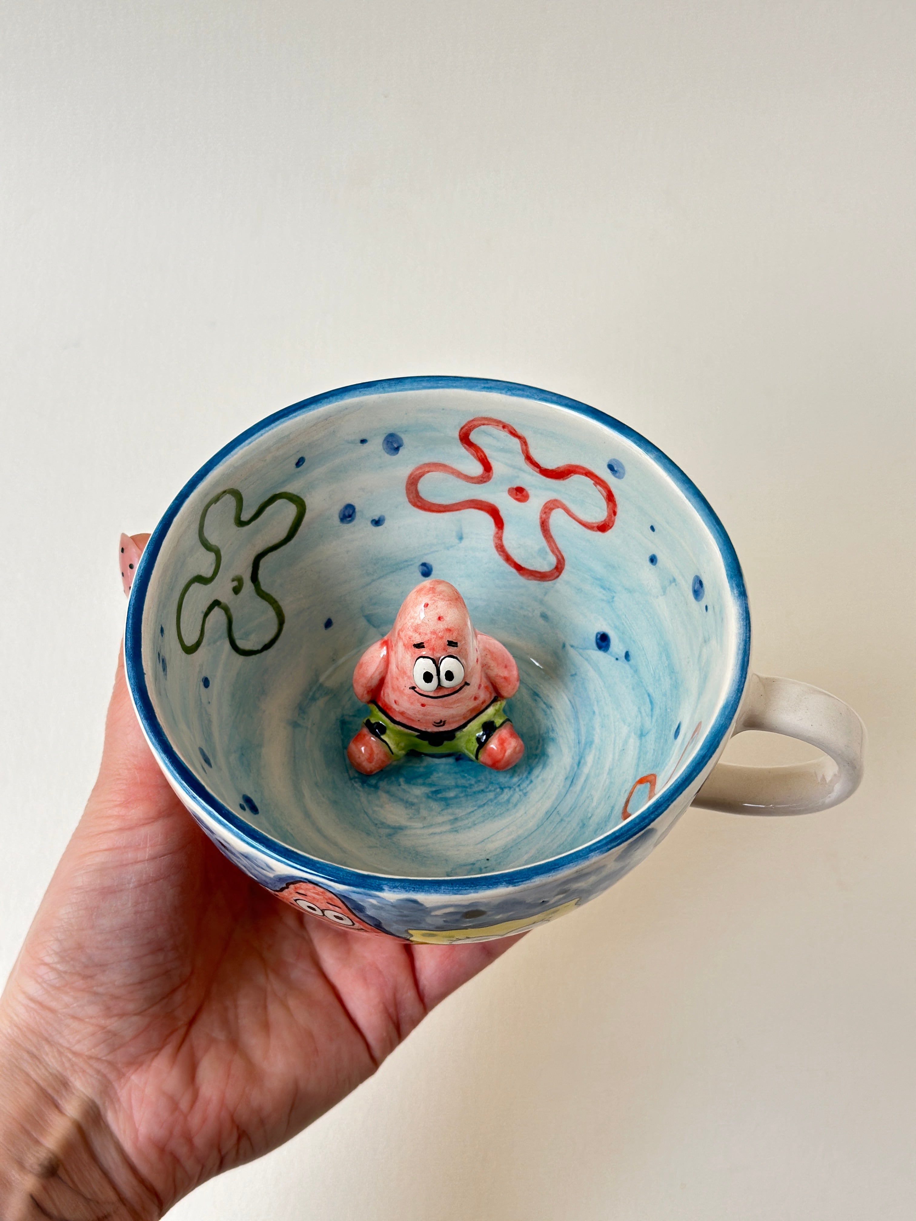 SpongeBob Patric handmade mug