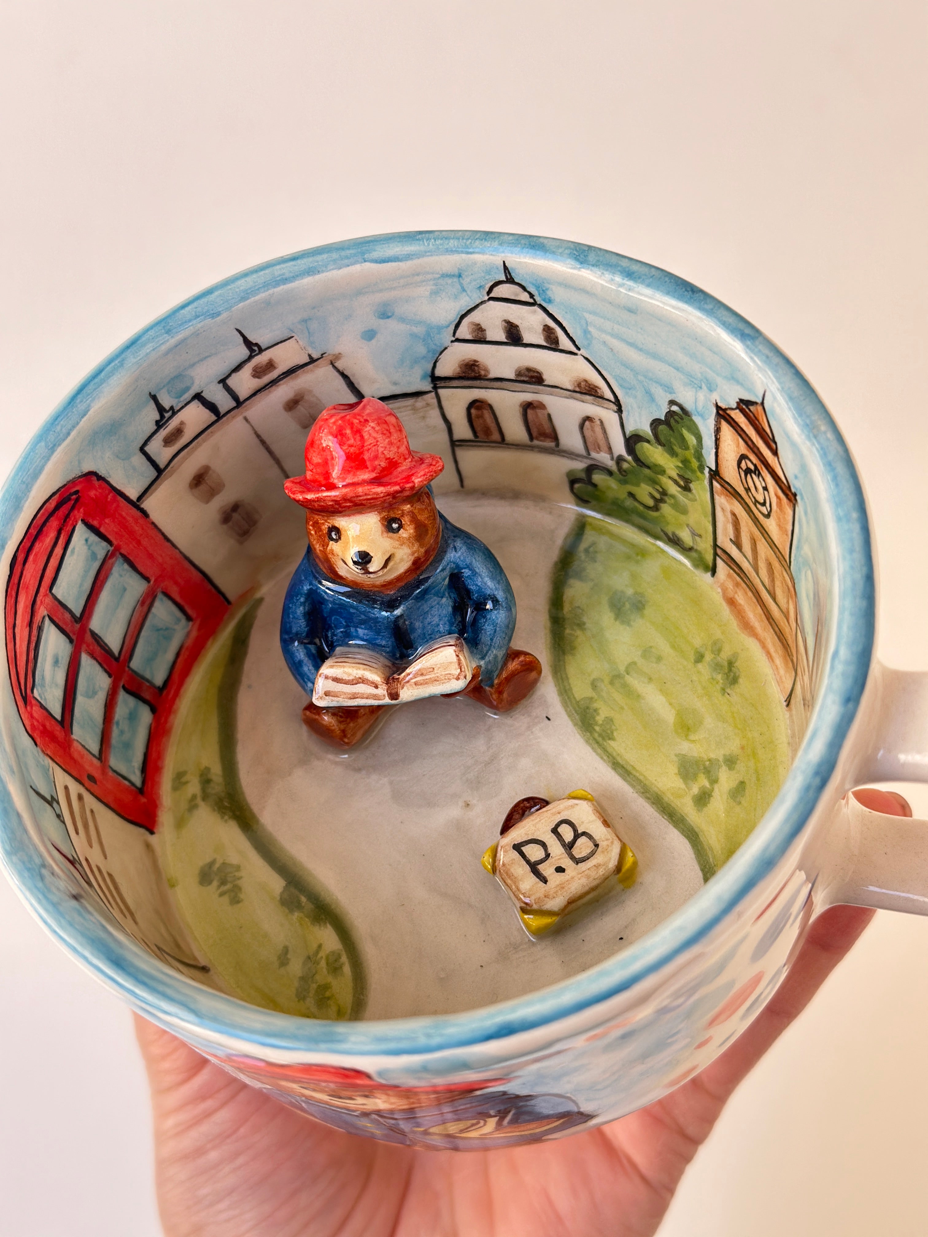 Paddington Bear handmade mug
