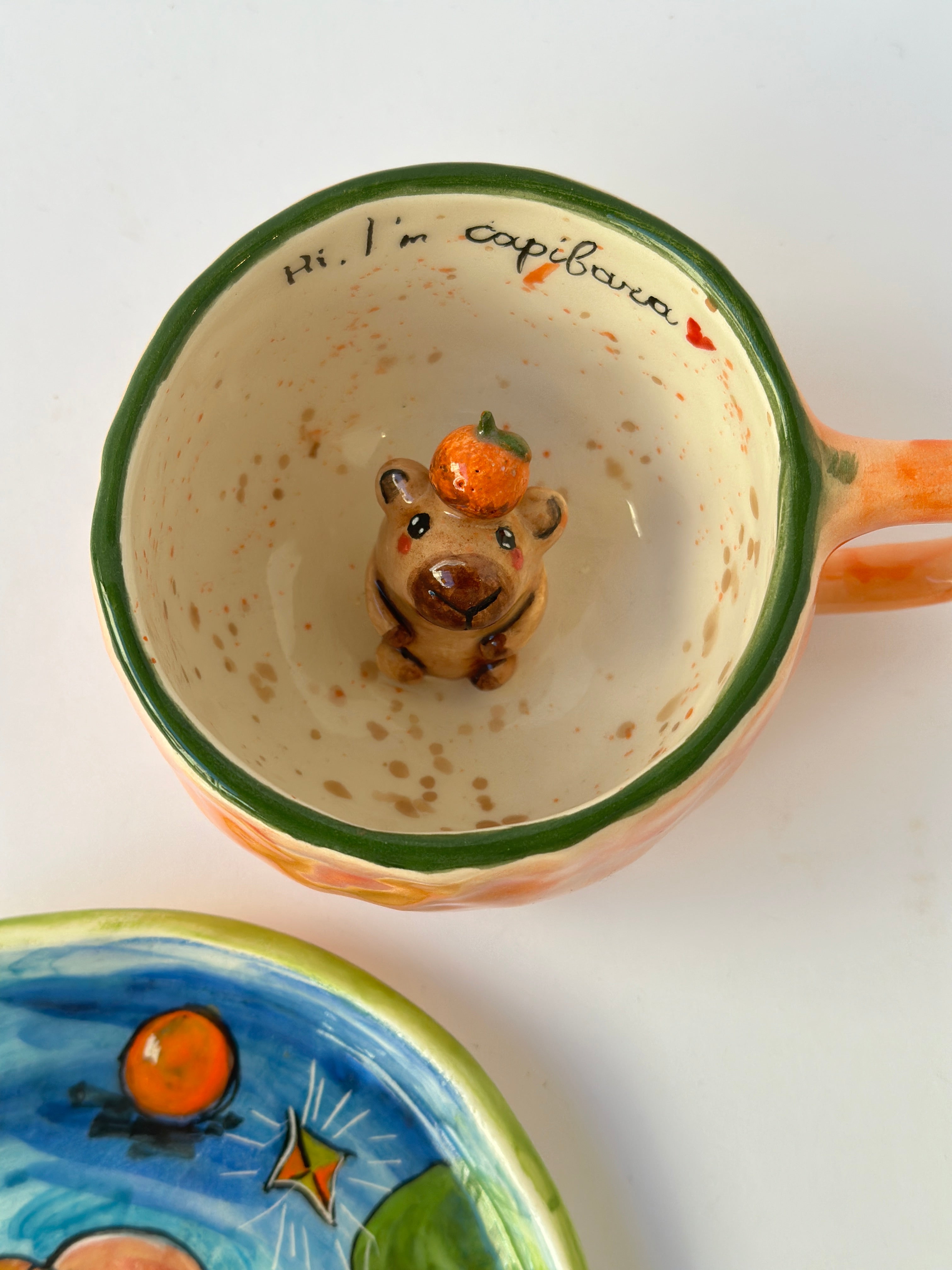 Capibara handmade mug