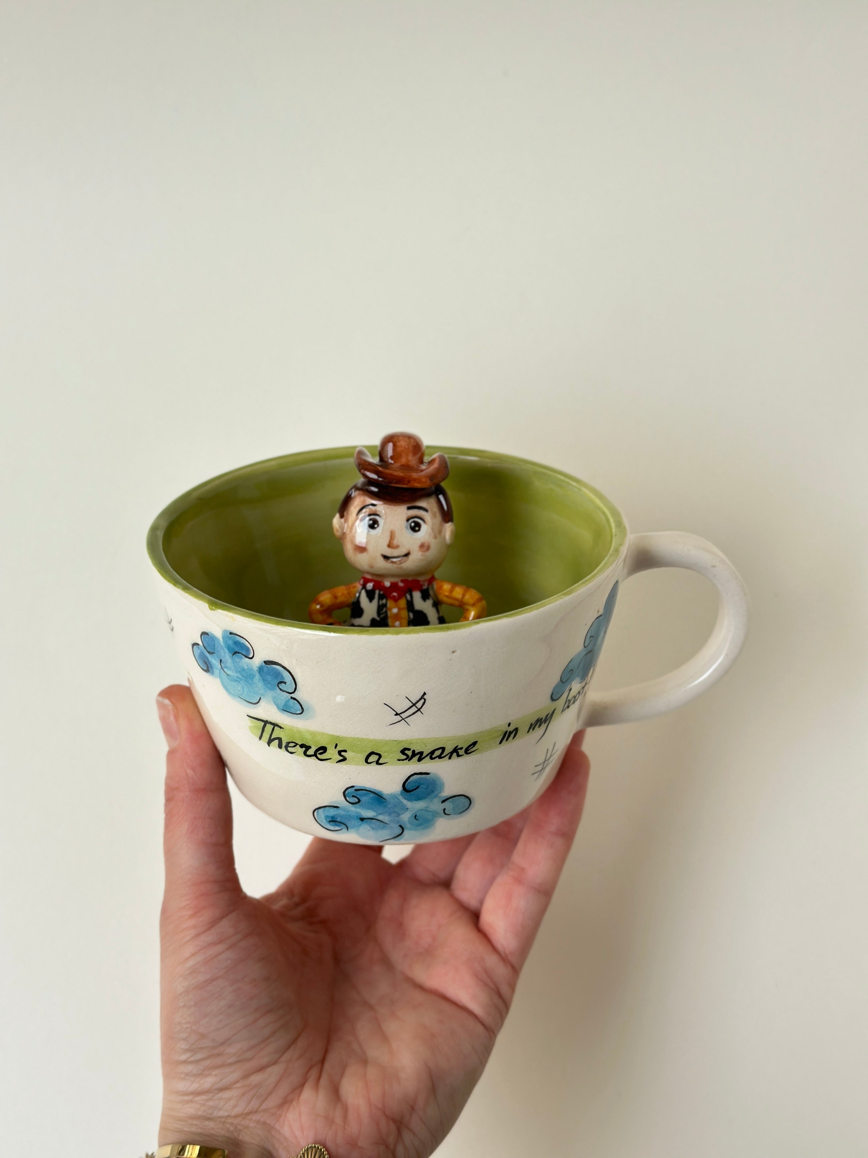 Toy Store “Woody” handmade mug