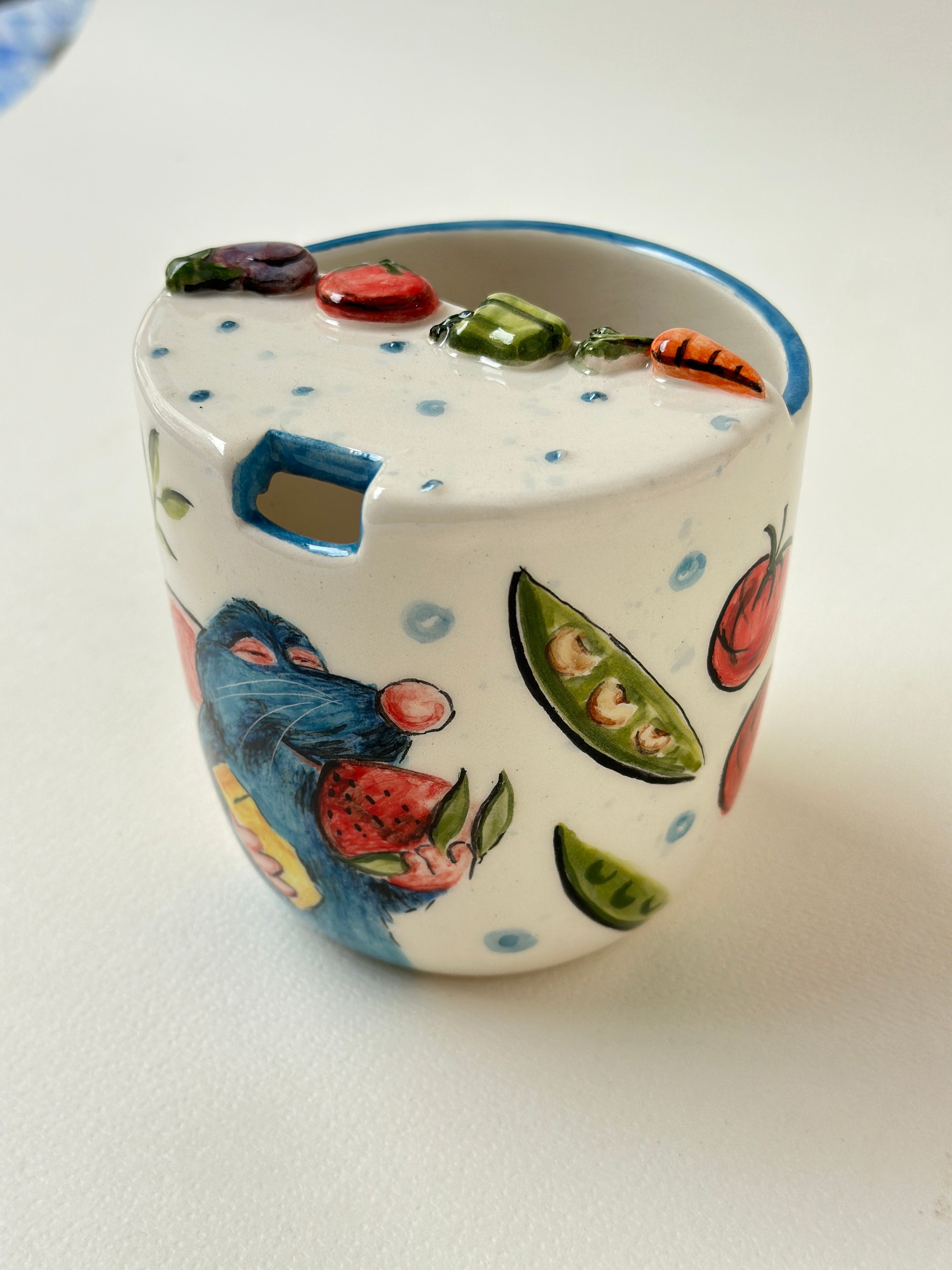Ratatouille handmade takeaway mug