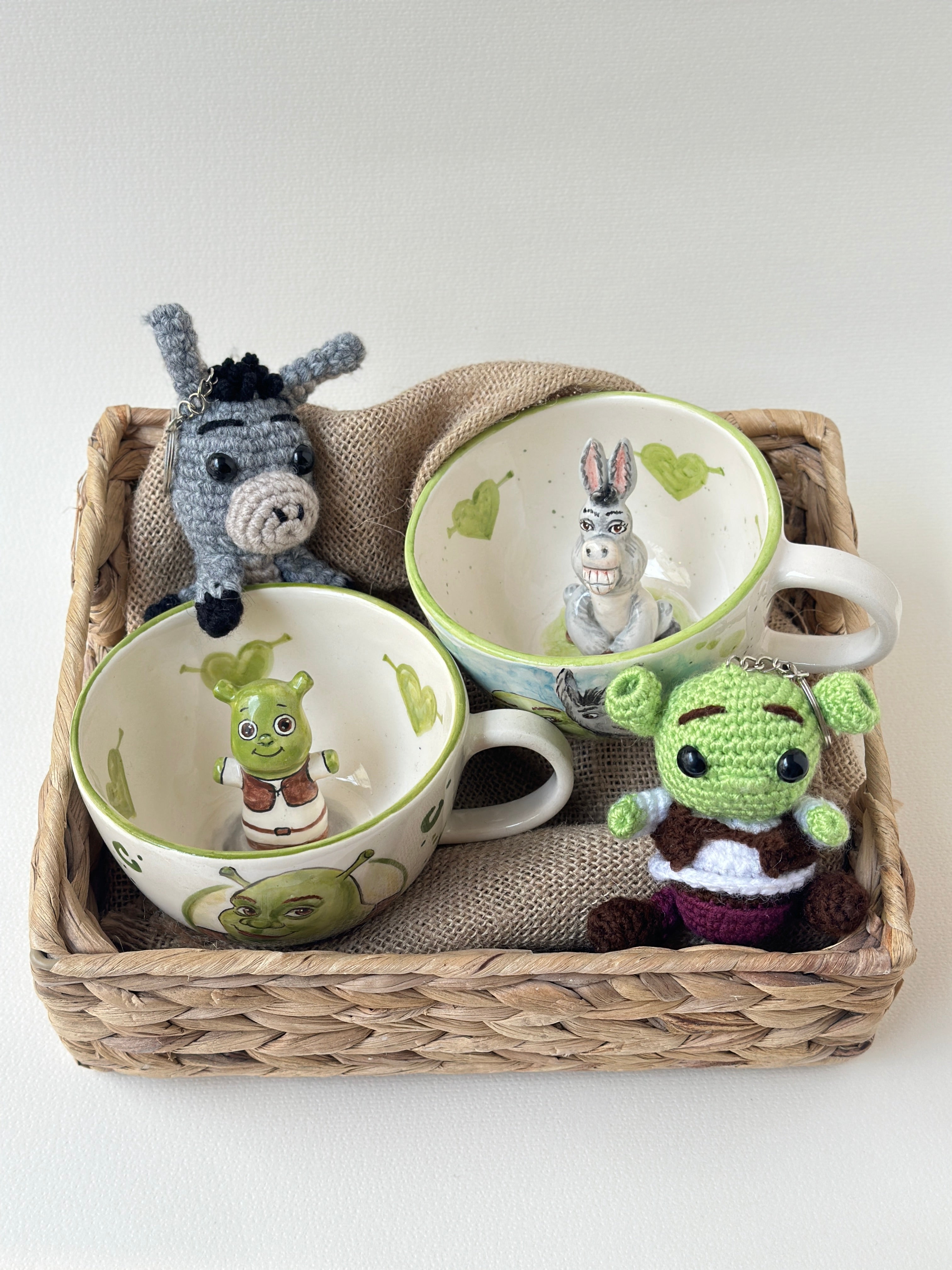 Shrek and donkey handmade special gift box