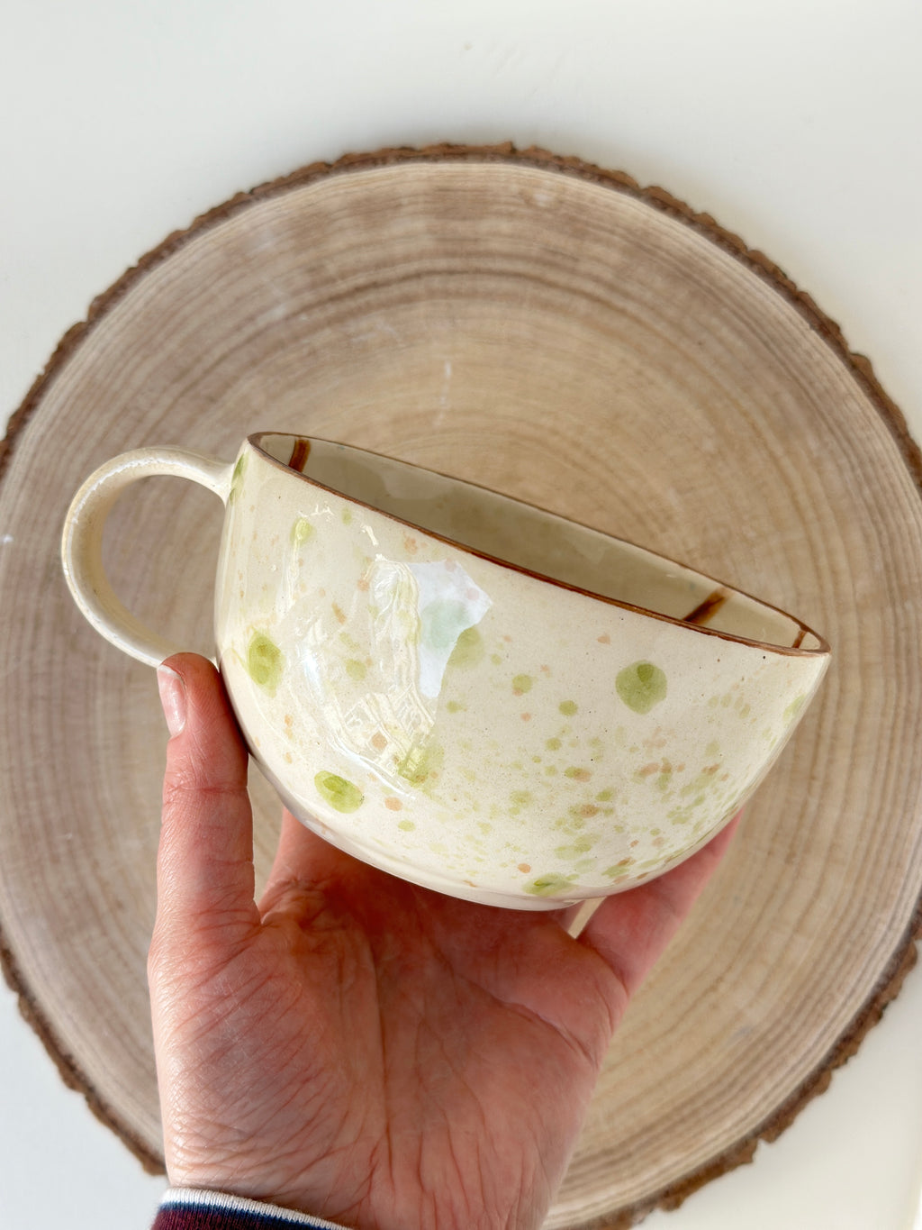 Monkey handmade mug