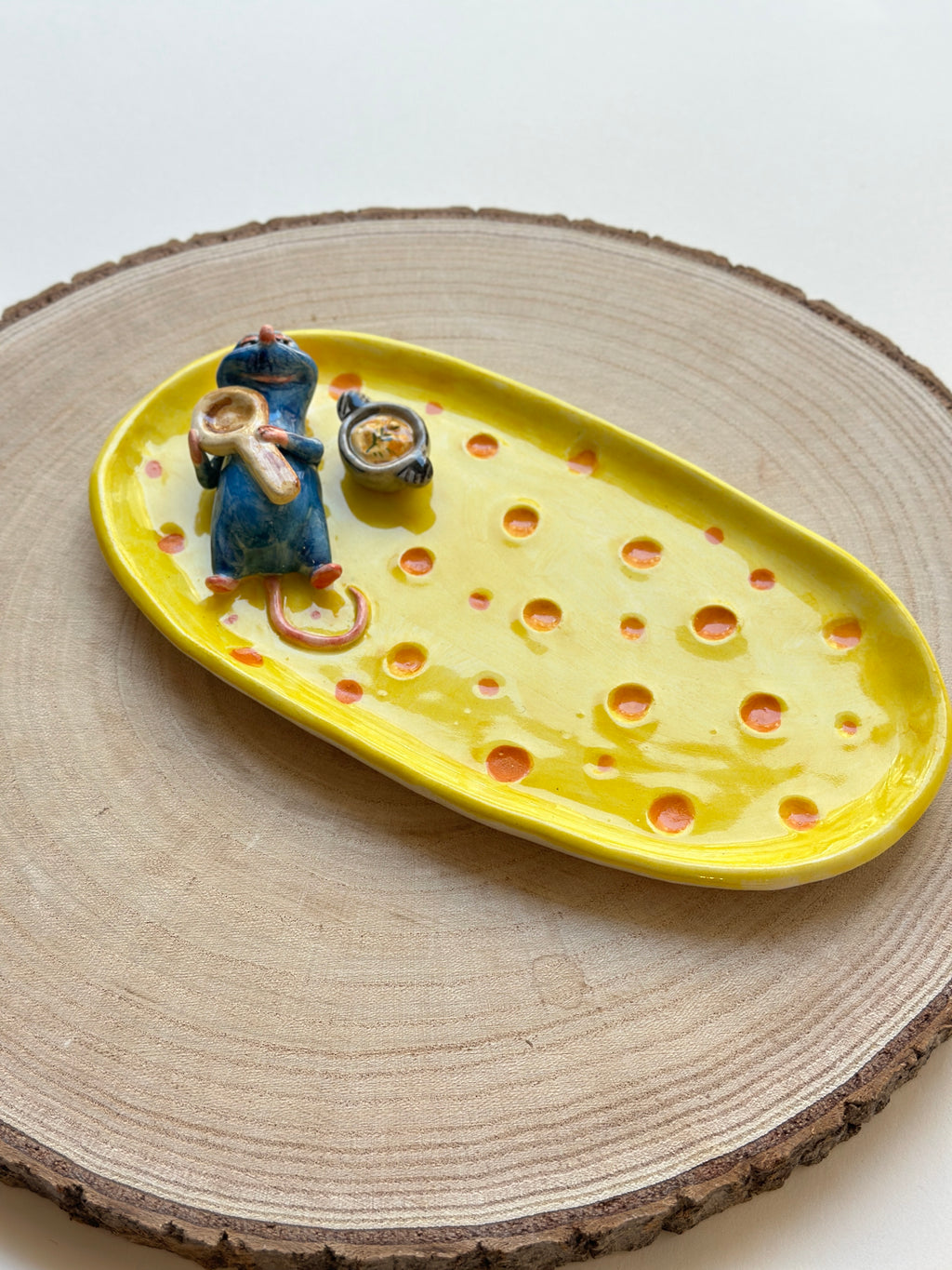 Ratatouille handmade plate (20x11)