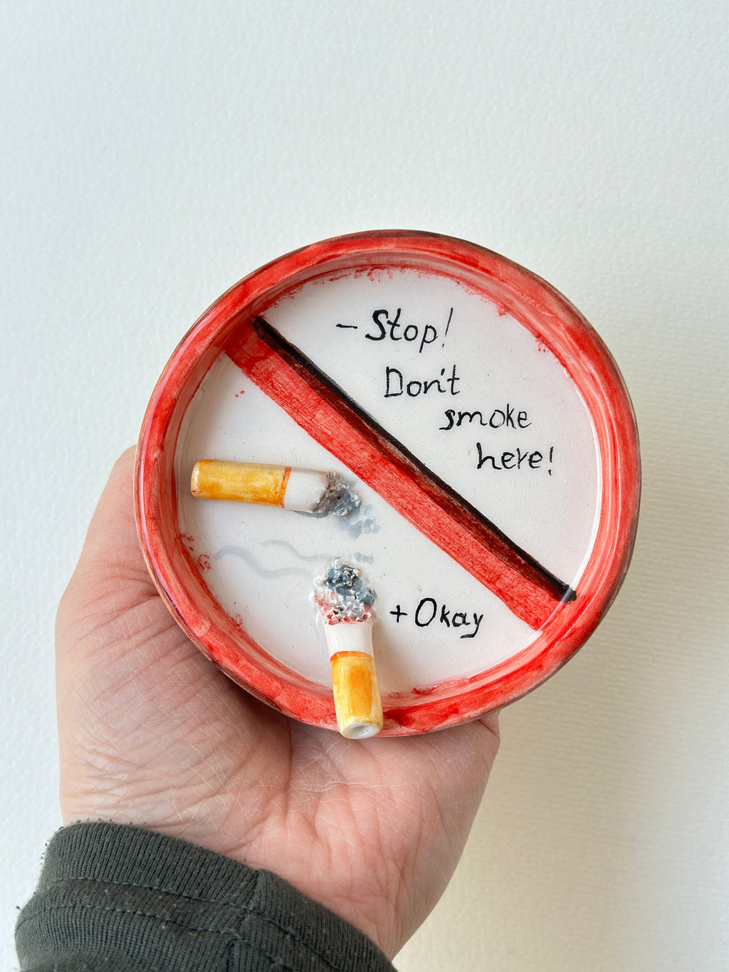 Handmade ashtray