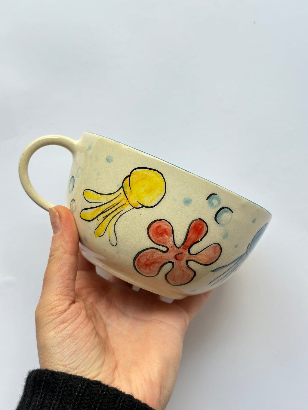 Patrick Star handmade mug