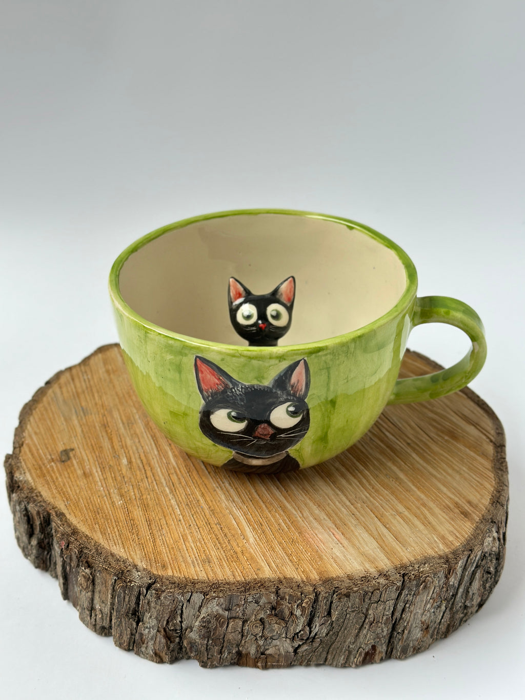 Handmade mug Cat