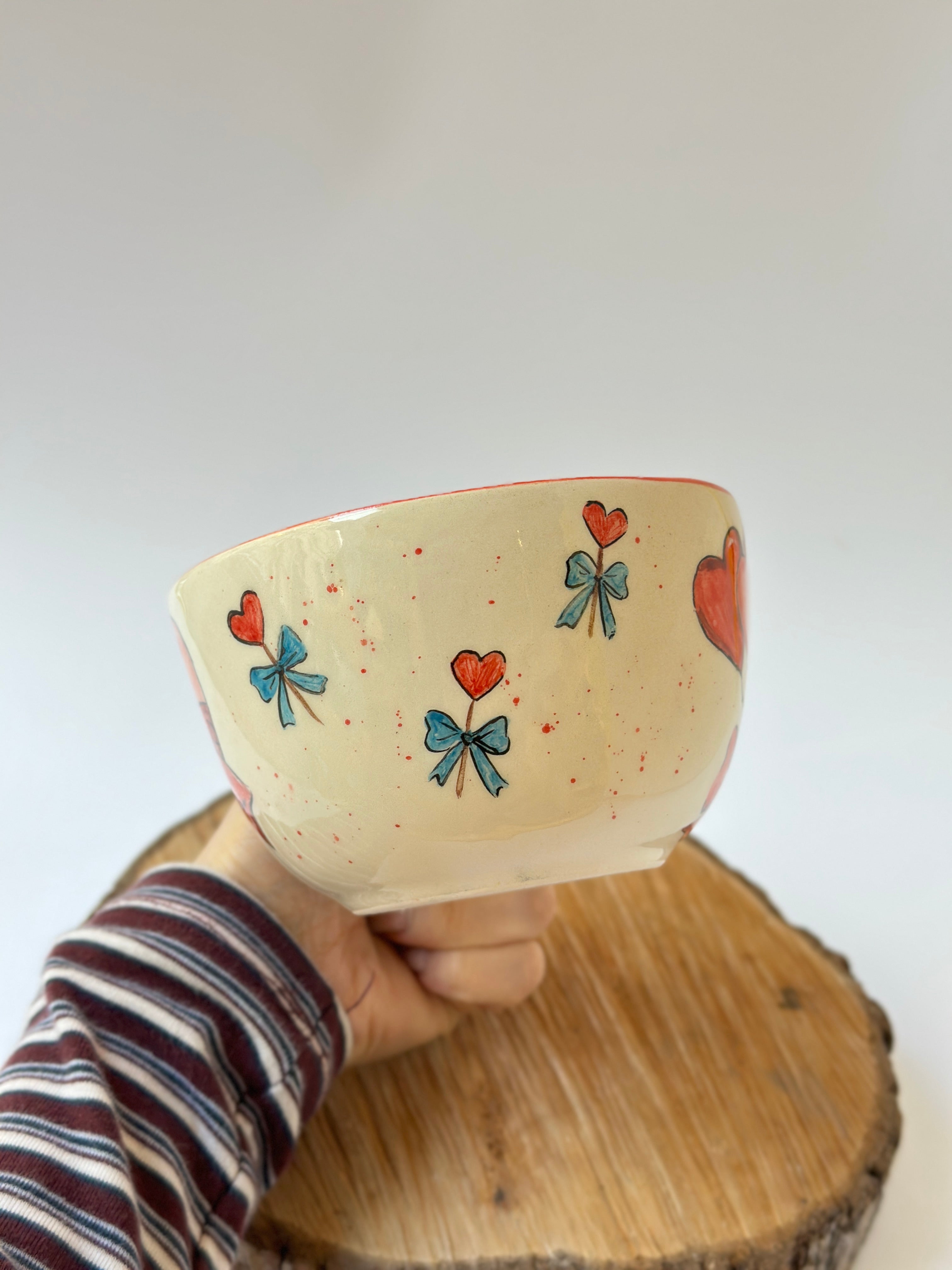 Teddy love handmade mug