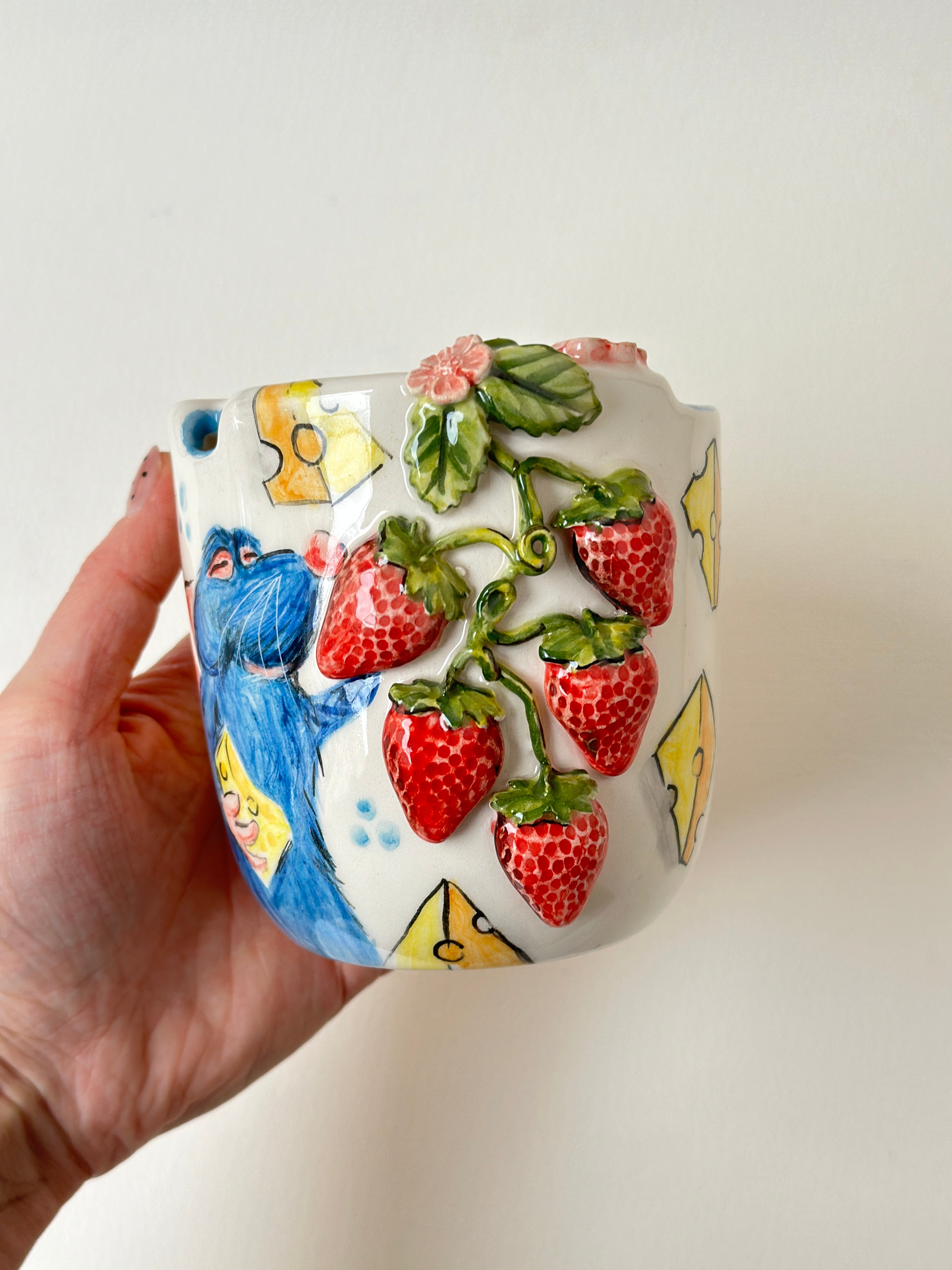 Ratatouille handmade takeaway mug