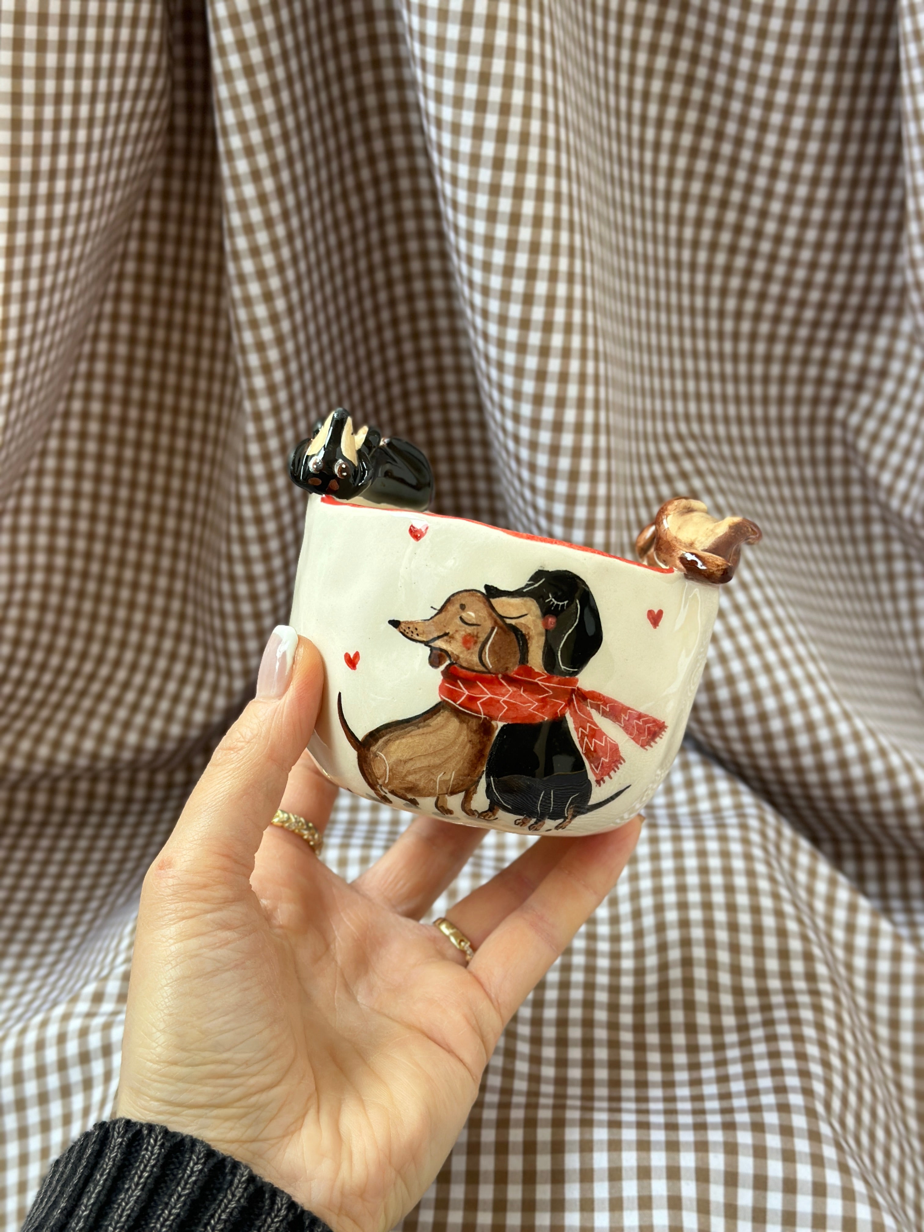 Dachshund handmade mug