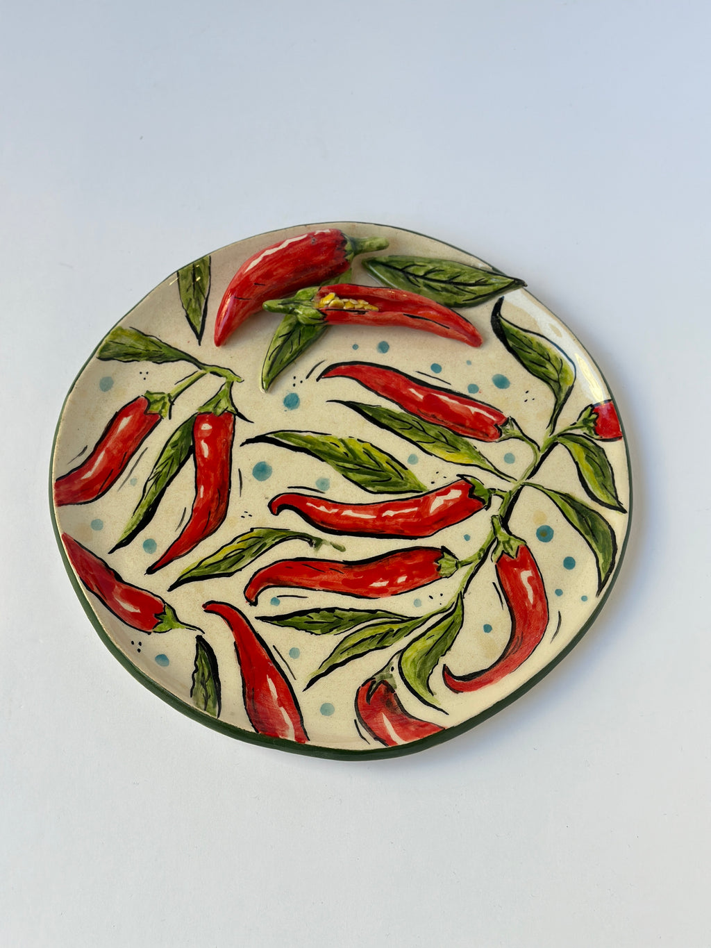 Pepper 🌶️ handmade plate