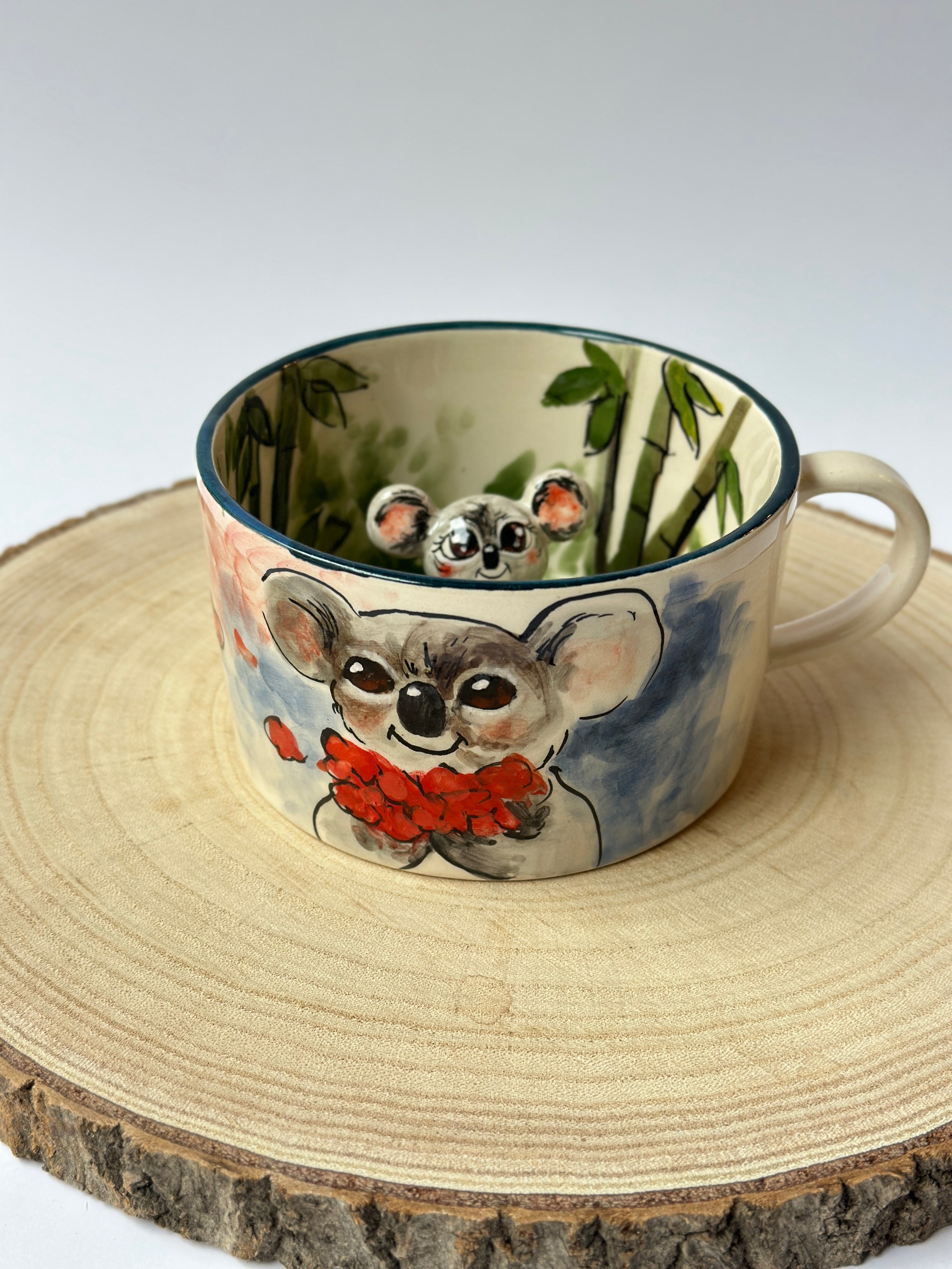 Koala handmade mug