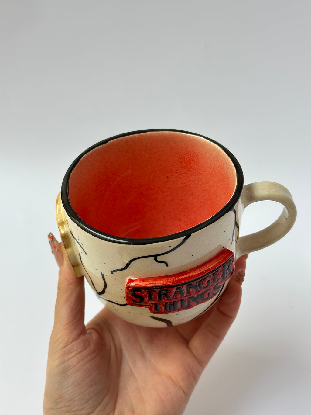 Stranger Things Dustin–Inspired Exclusive Handmade Ceramic Mug