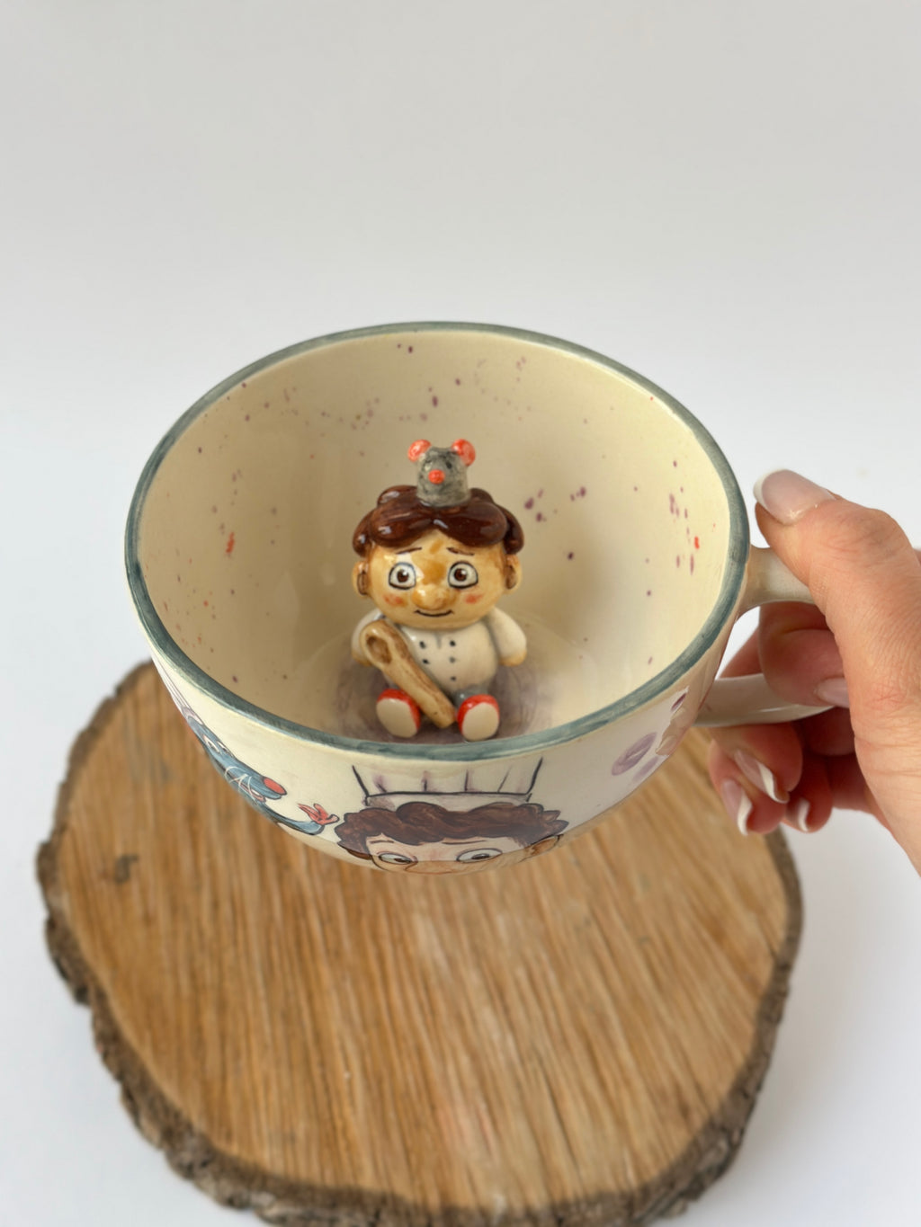 Ratatouille “Linguini” handmade mug