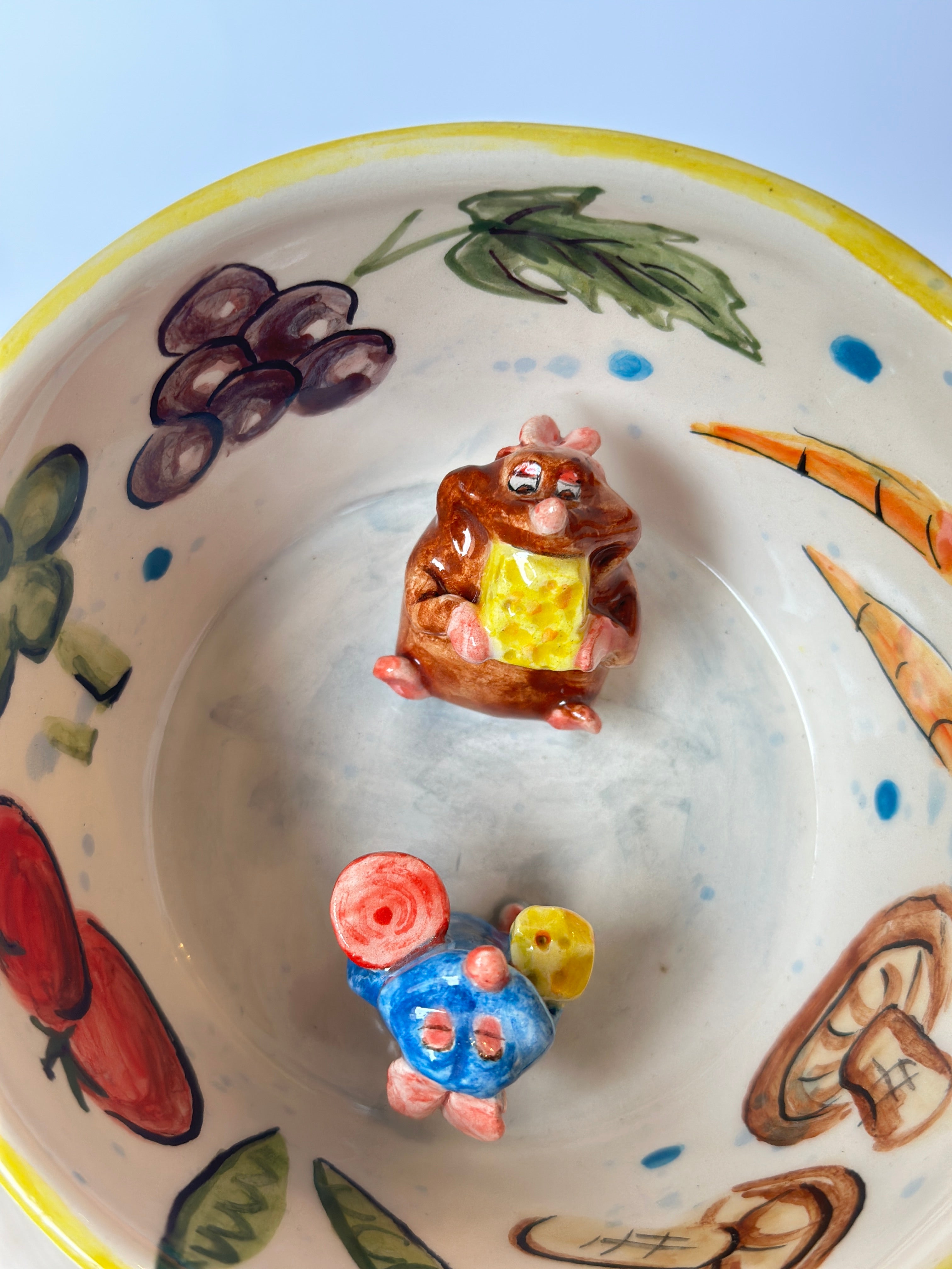 Ratatouille Remy and Emily handmade mug