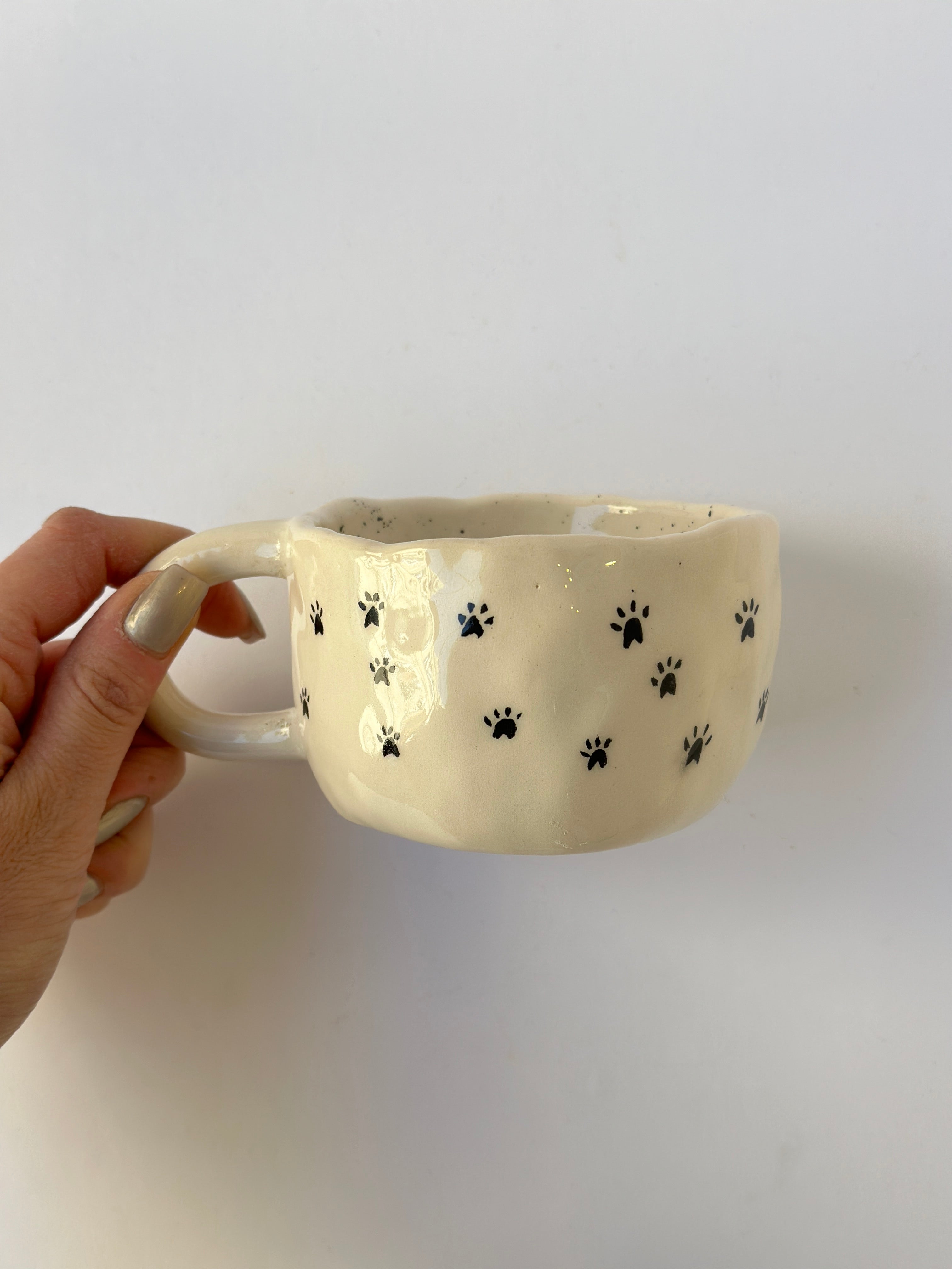 Cat mug  handmade