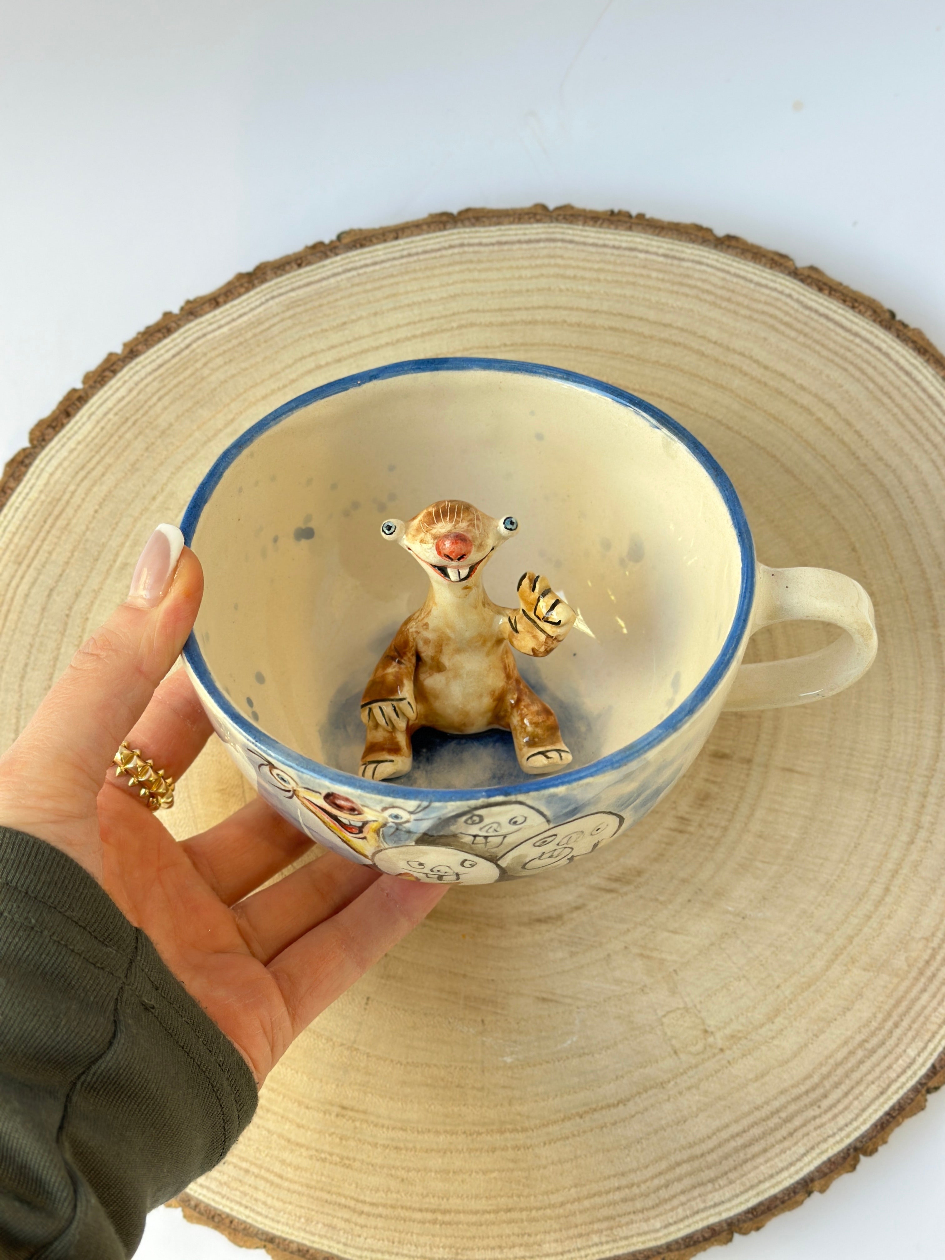 İce age Sid handmade mug