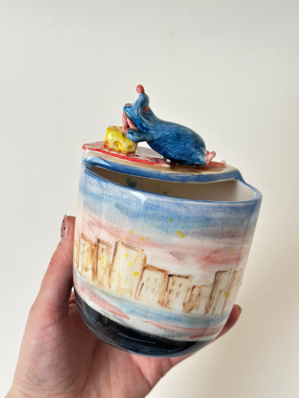 Little Chef handmade takeaway mug