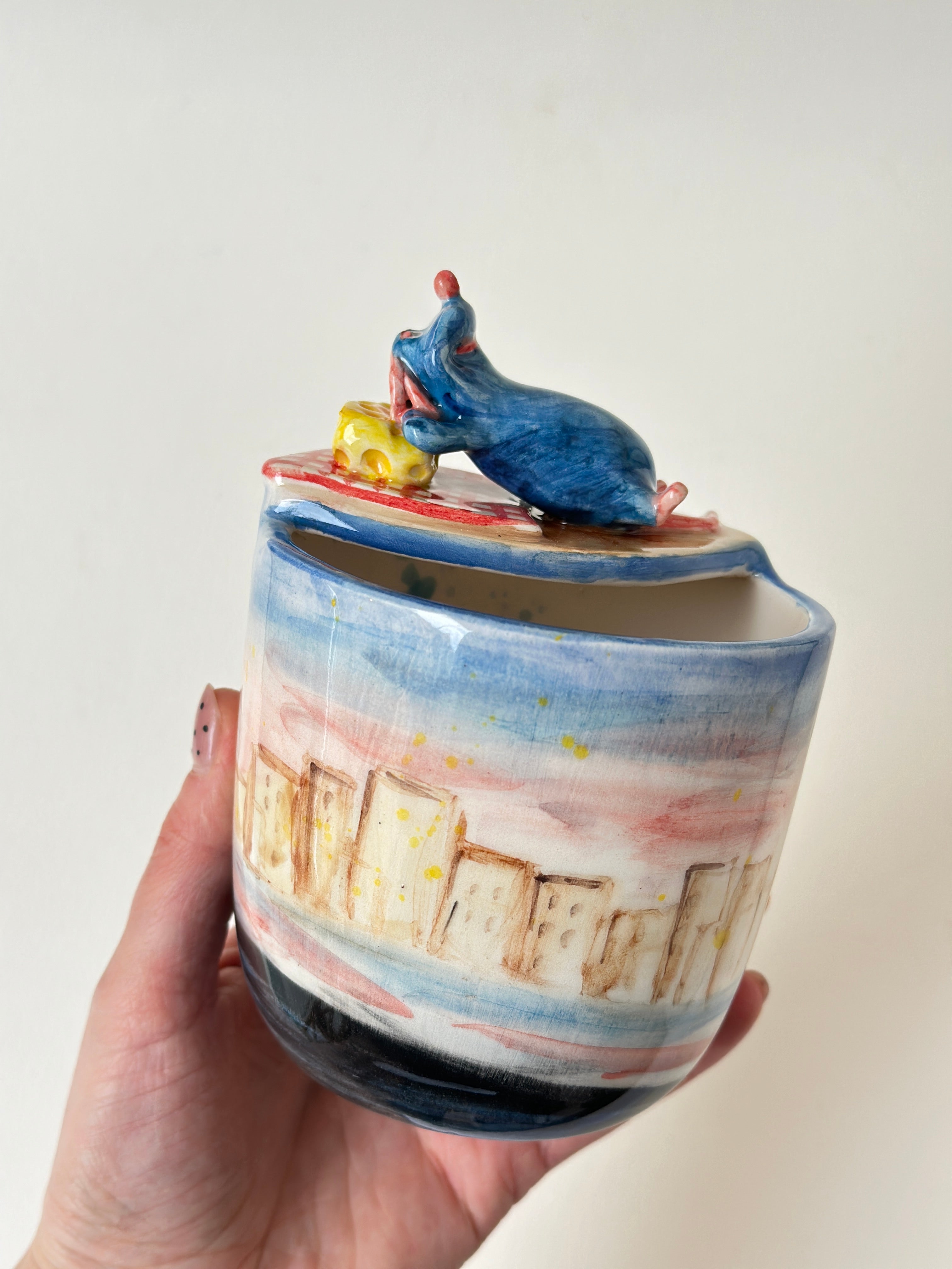 Ratatouille handmade takeaway mug