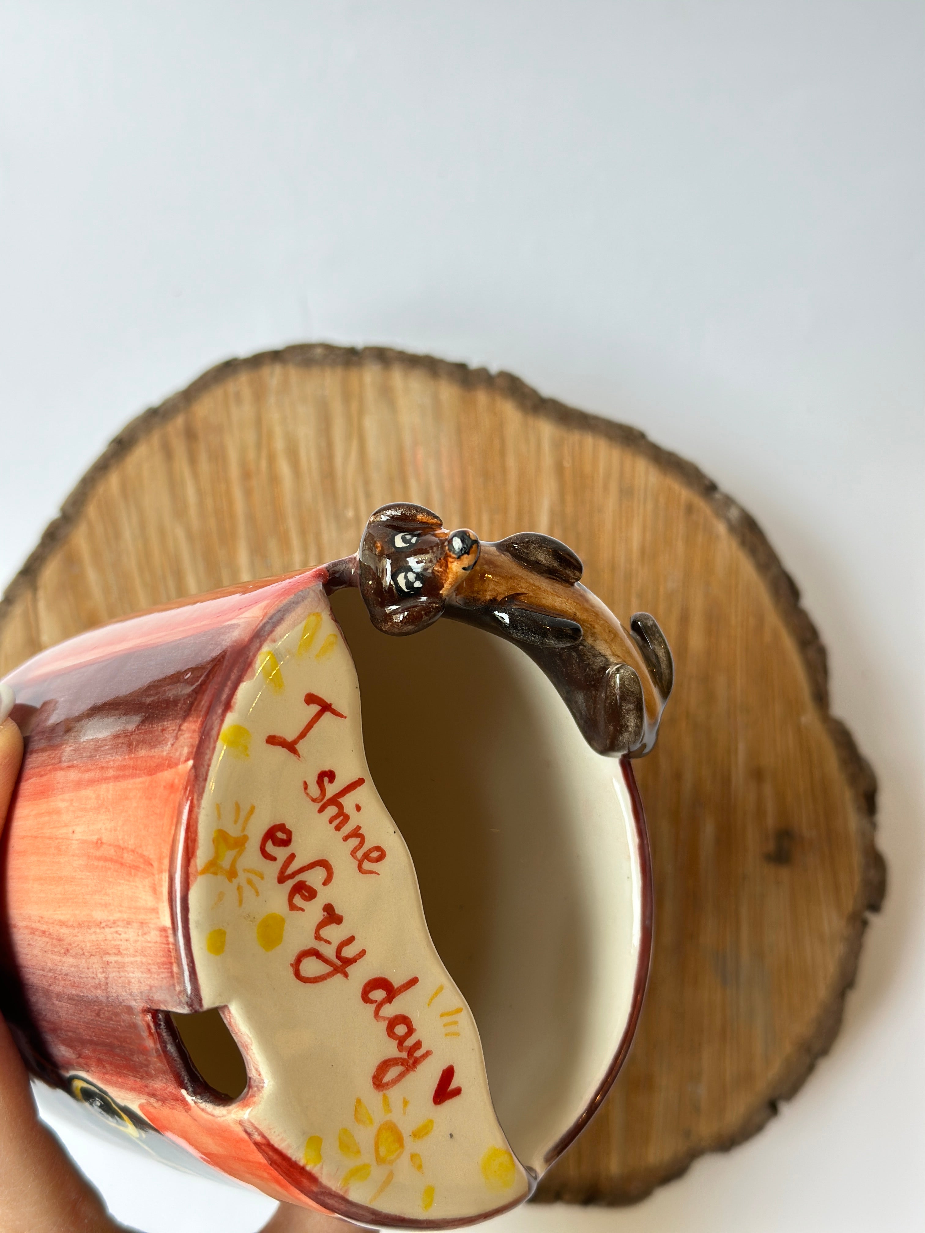 Dachshund takeaway mug