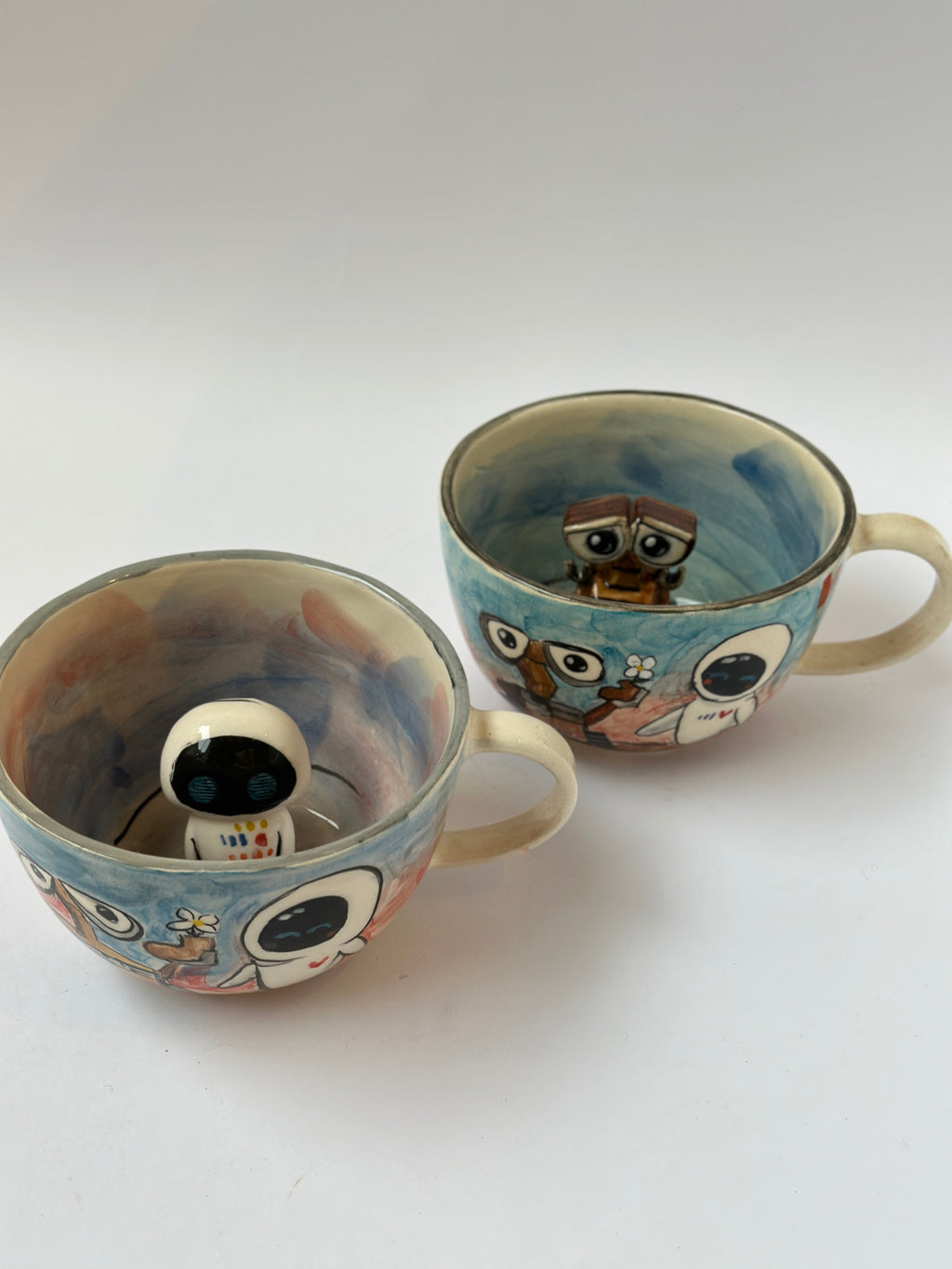 WALL-E handmade mugs