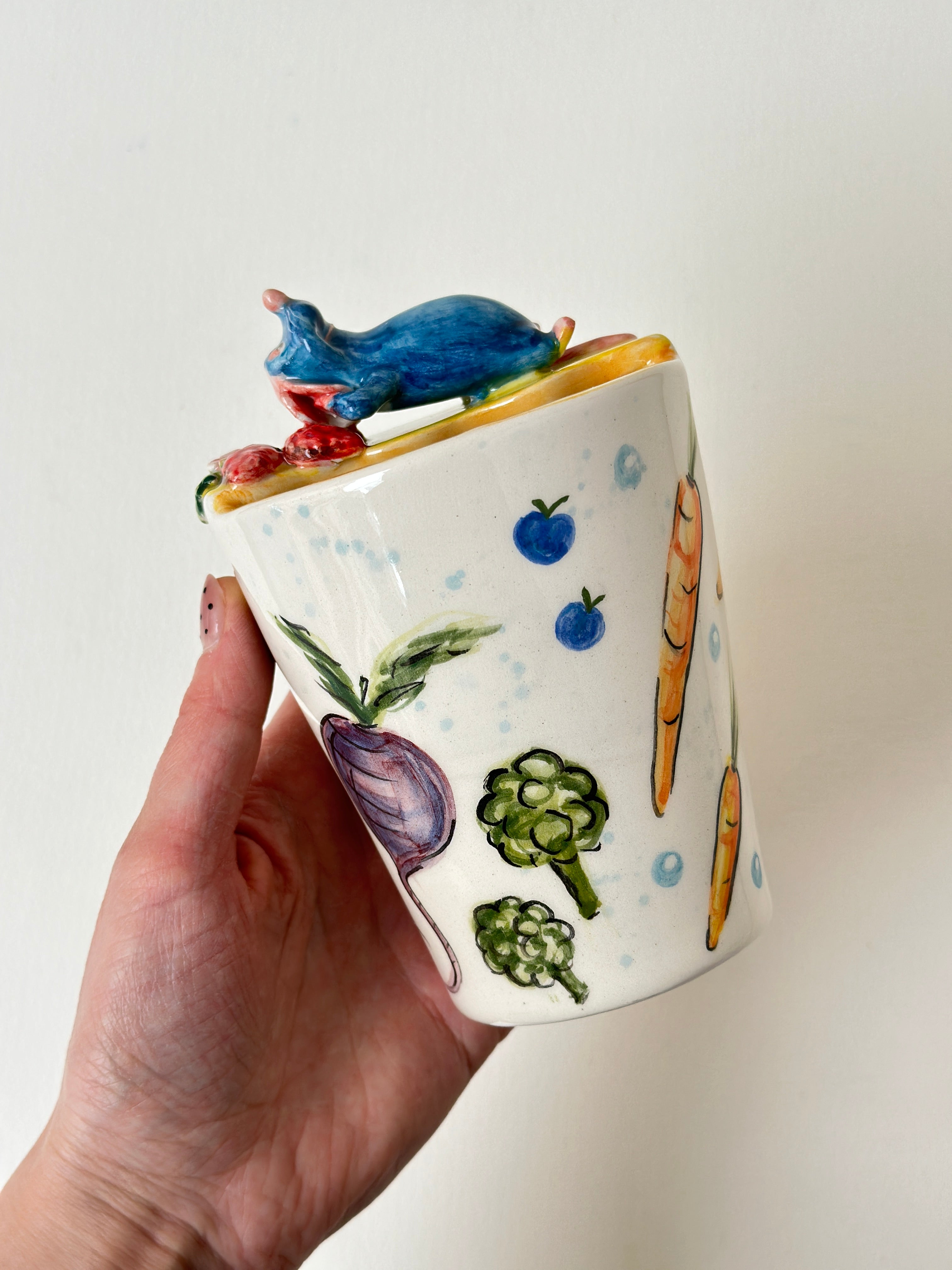 Ratatouille Remy handmade takeaway mug