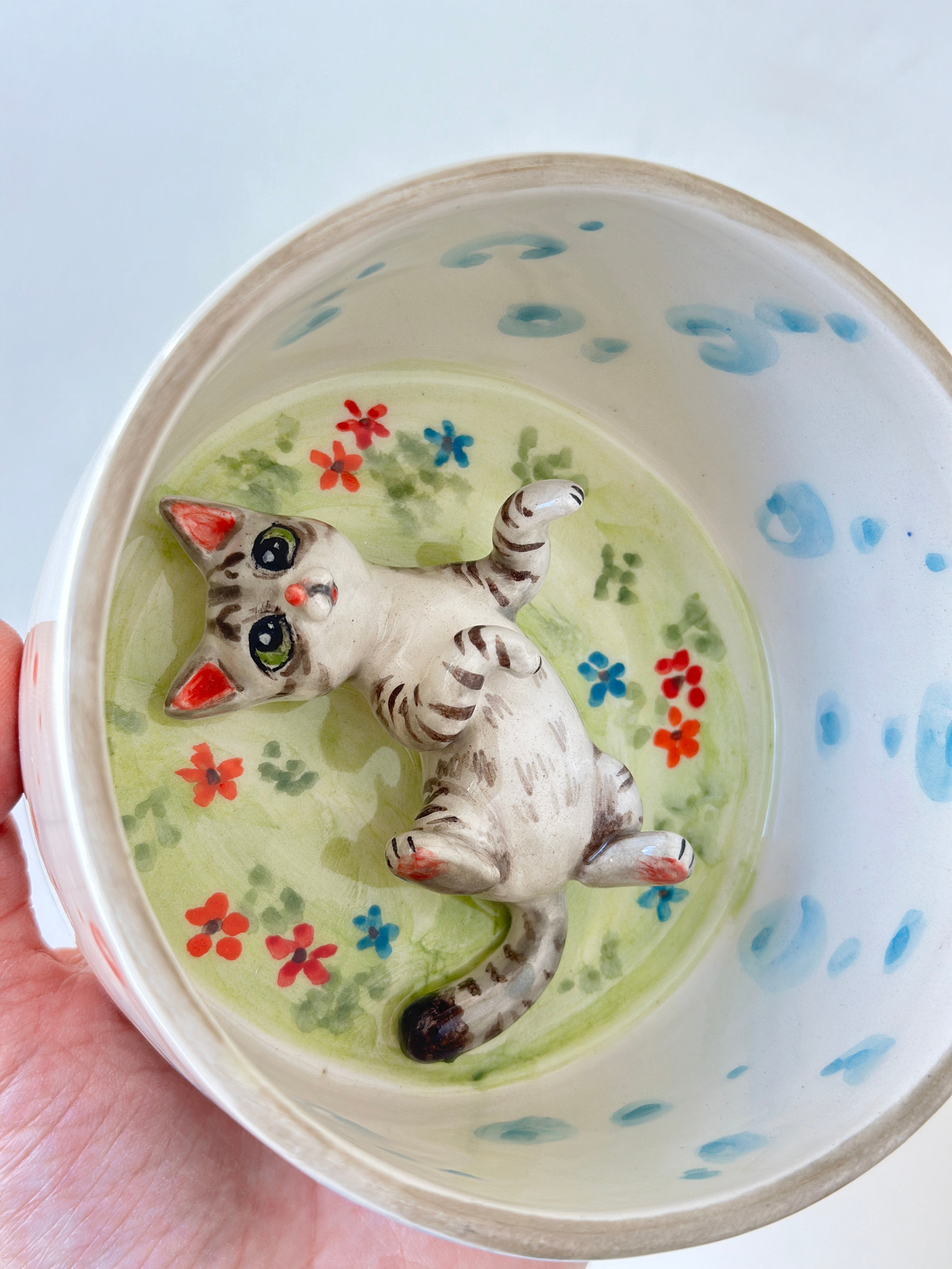 Cat handmade mug