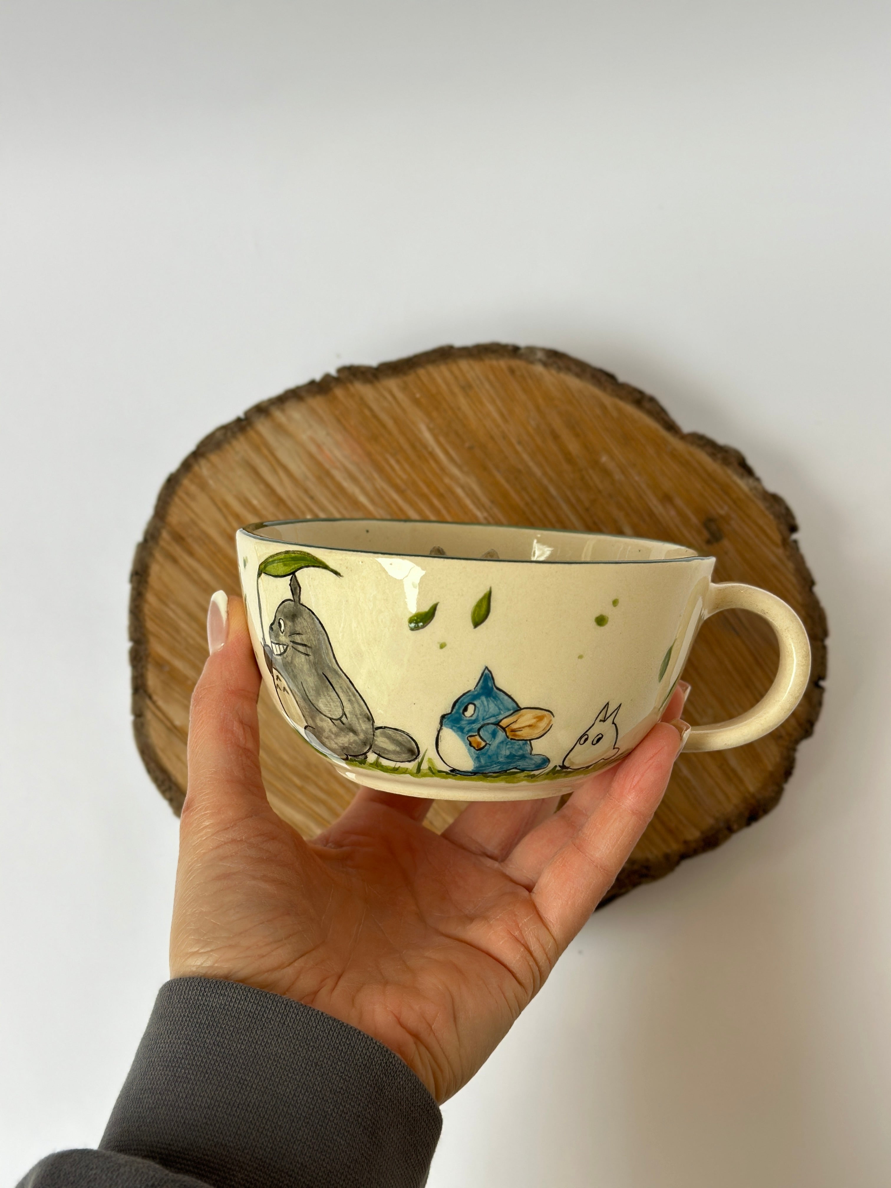 Totoro handmade mug