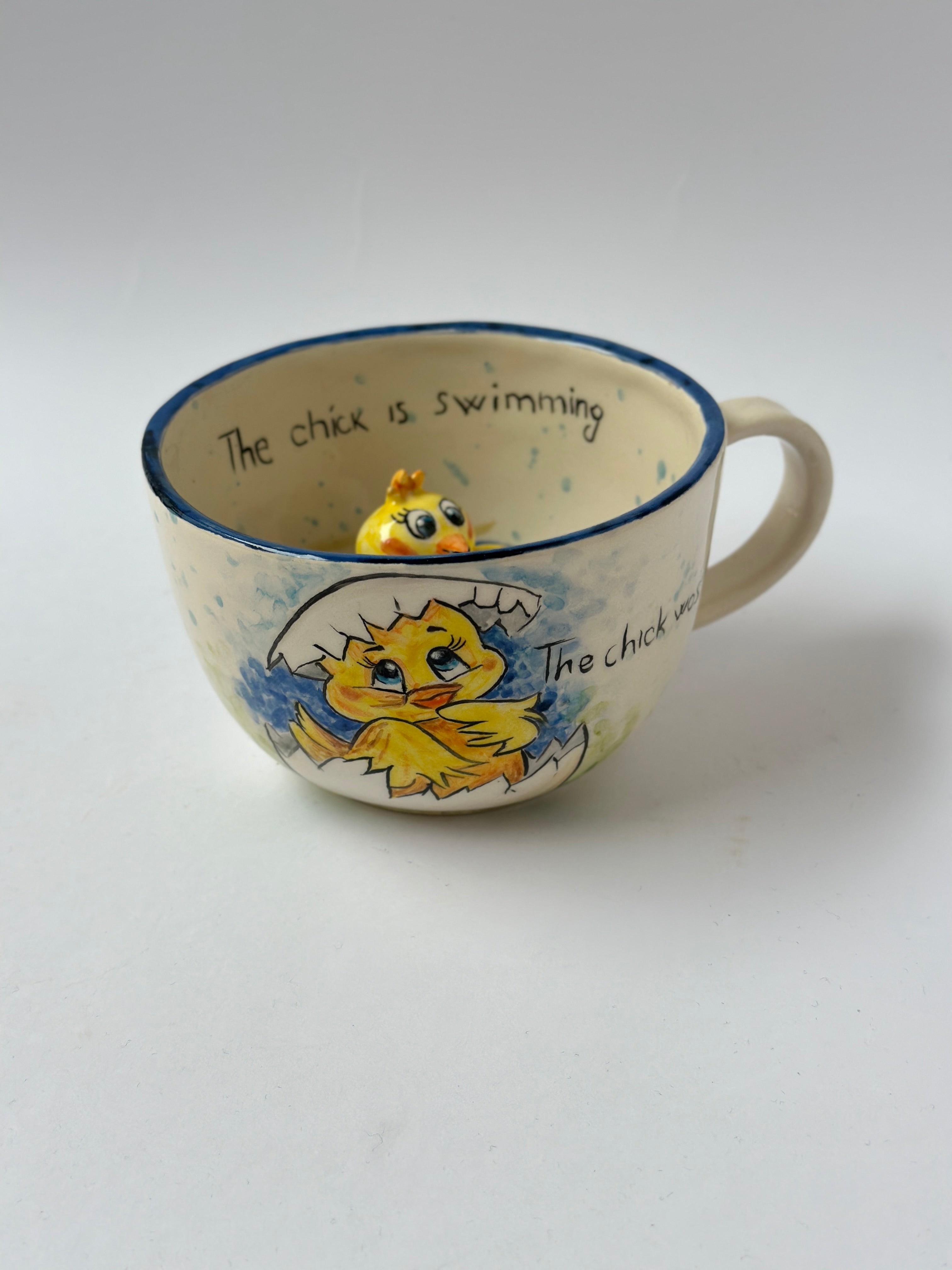 Duck handmade mug